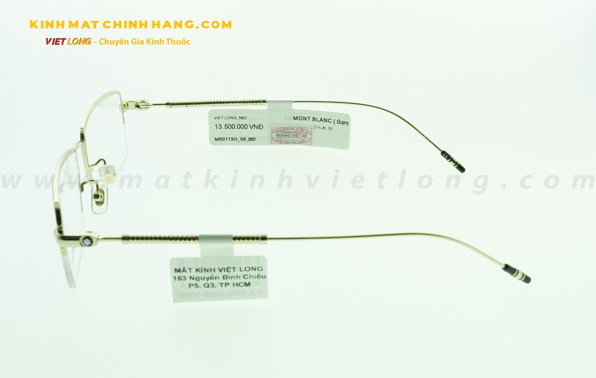 GỌNG KÍNH MONTBLANC MB0113O-002 56-18