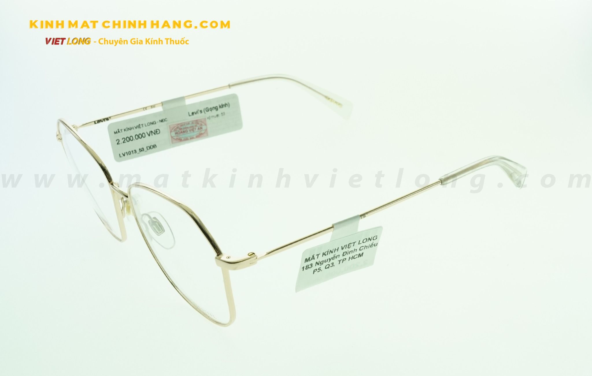  GỌNG KÍNH LEVIS LV1013-DDB 53-16 