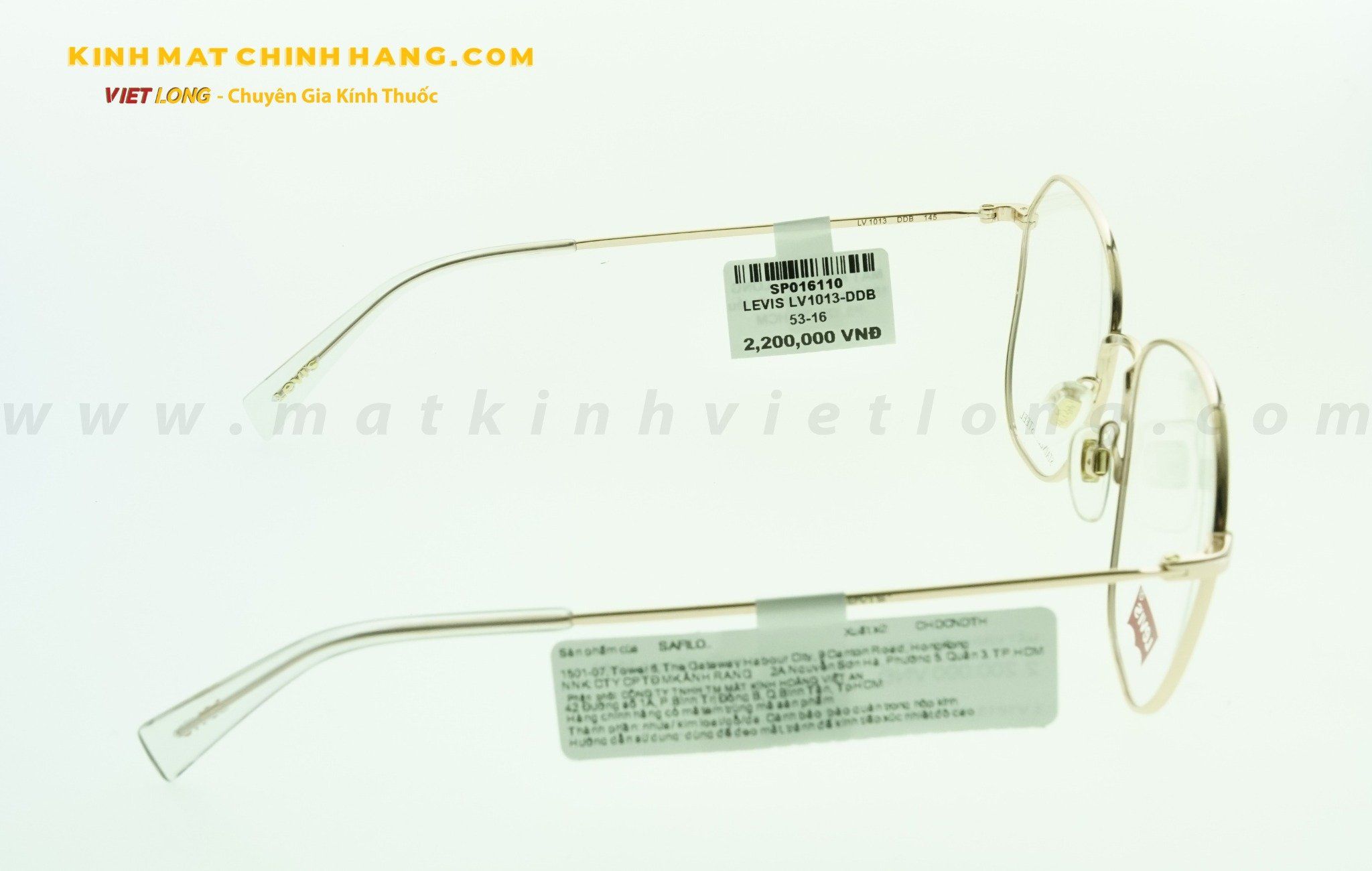 GỌNG KÍNH LEVIS LV1013-DDB 53-16