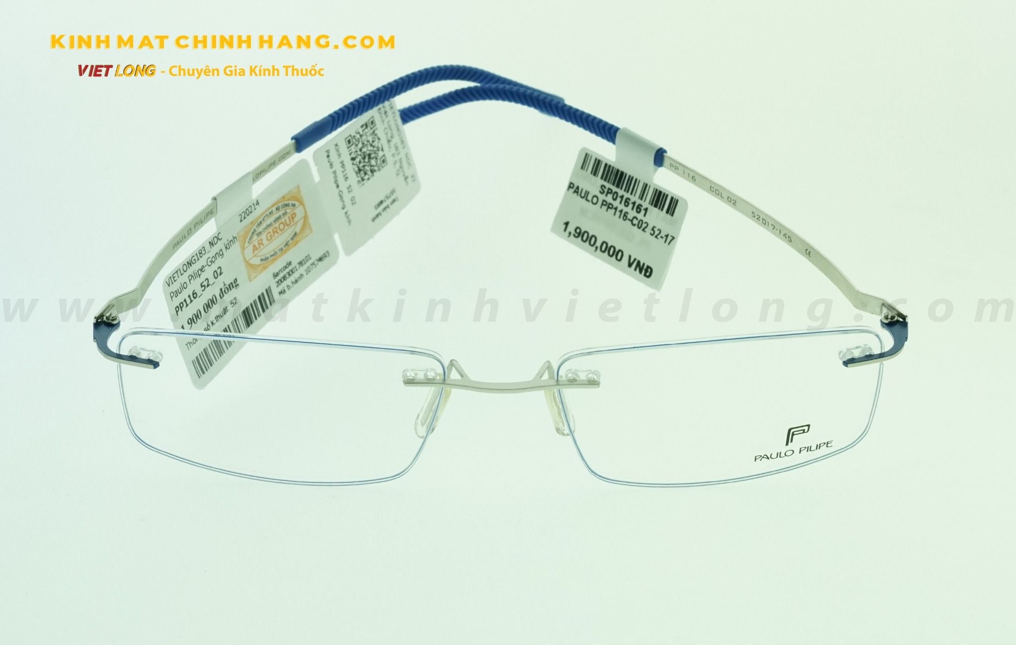 GỌNG KÍNH PAULO PP116-C02 52-17
