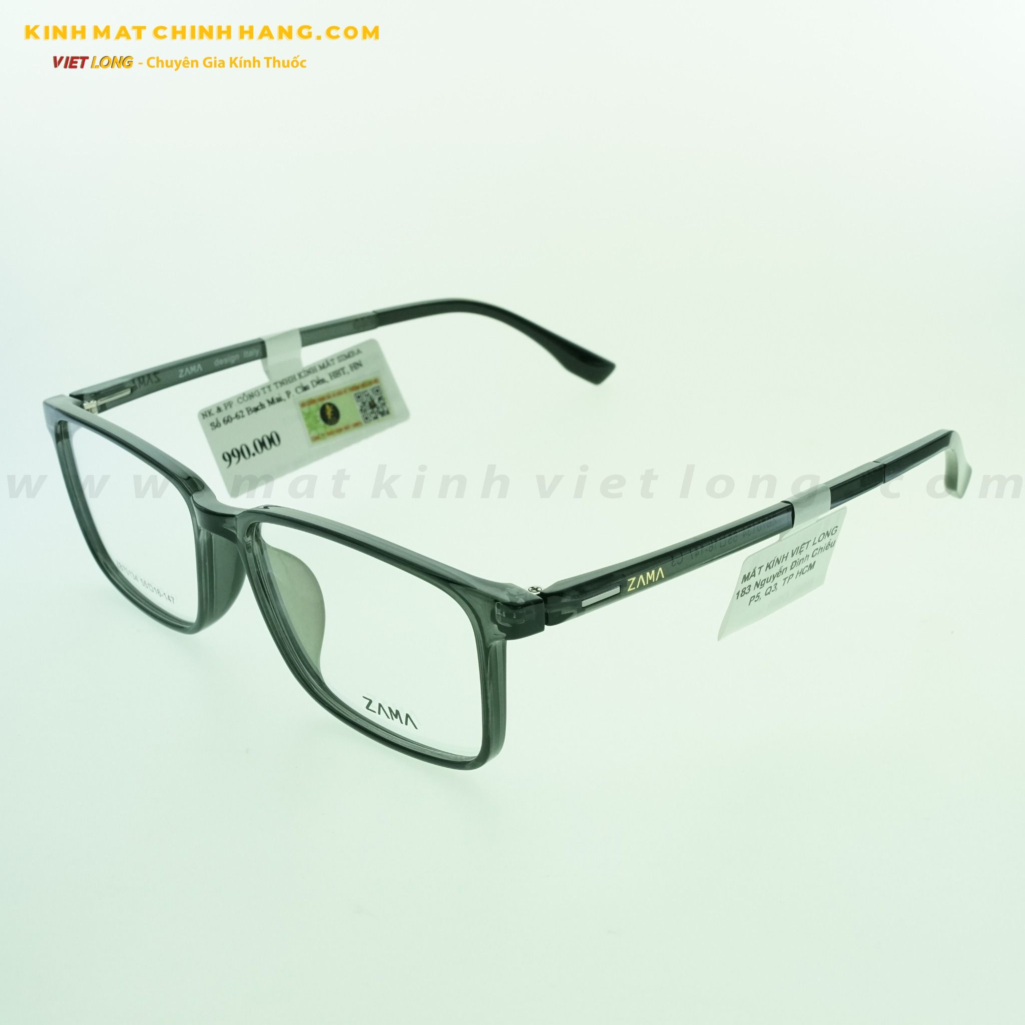 GỌNG KÍNH ZAMA ZB70134-C3 55-16