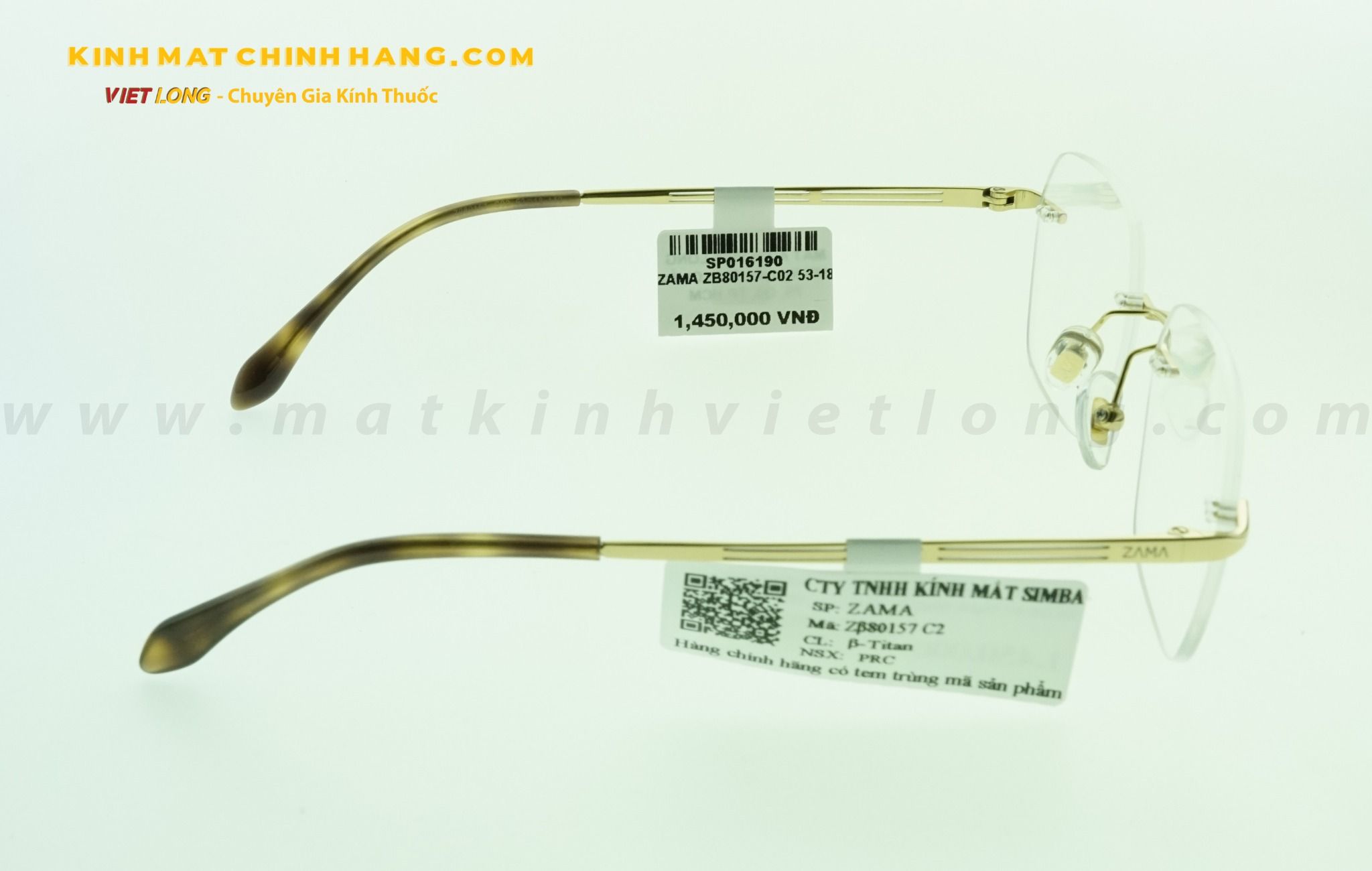 GỌNG KÍNH ZAMA ZB80157-C02 53-18