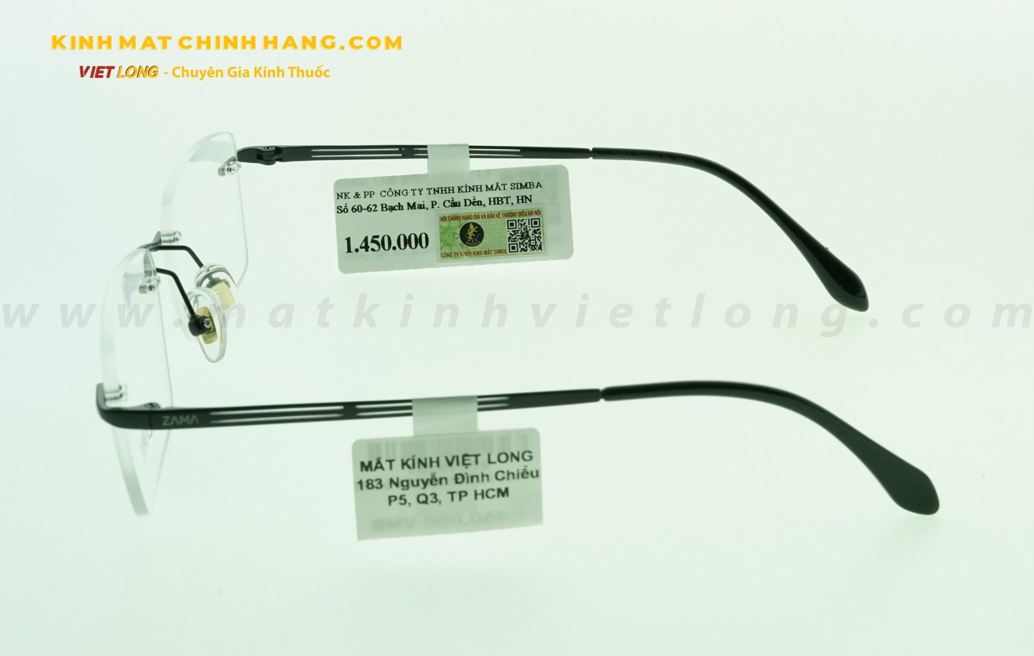  GỌNG KÍNH ZAMA ZB80156-C01 54-18 