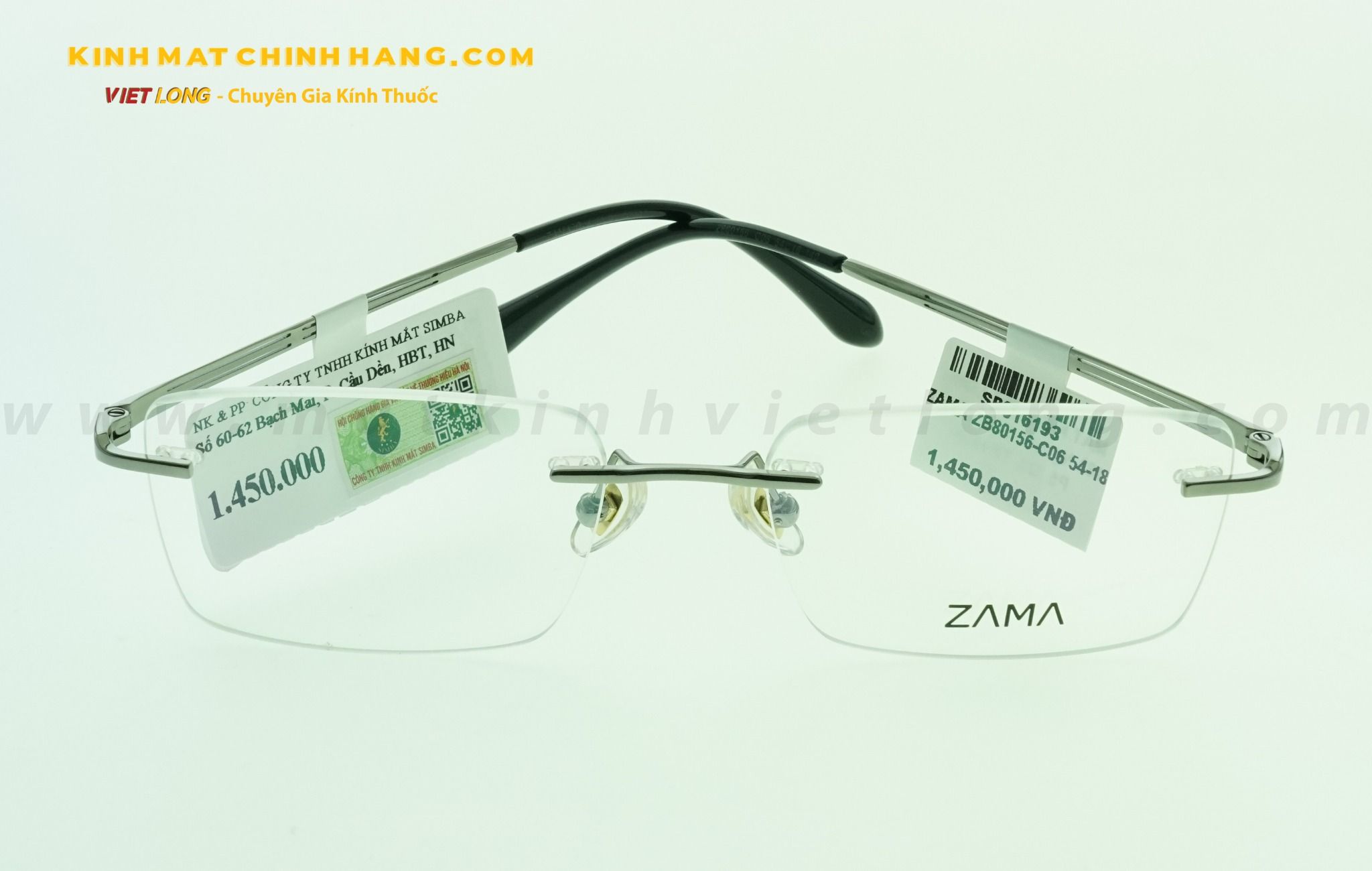 GỌNG KÍNH ZAMA ZB80156-C06 54-18