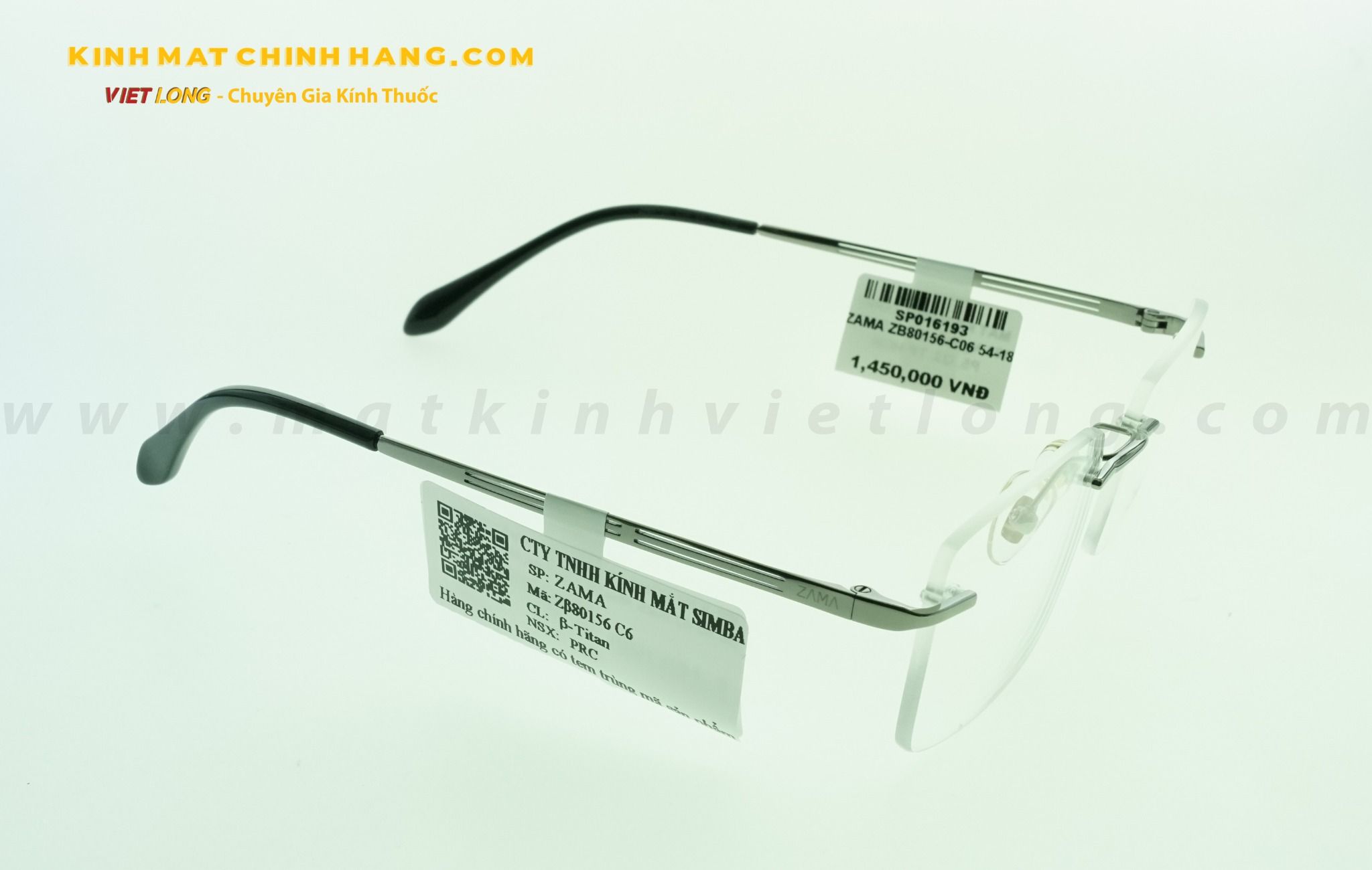 GỌNG KÍNH ZAMA ZB80156-C06 54-18