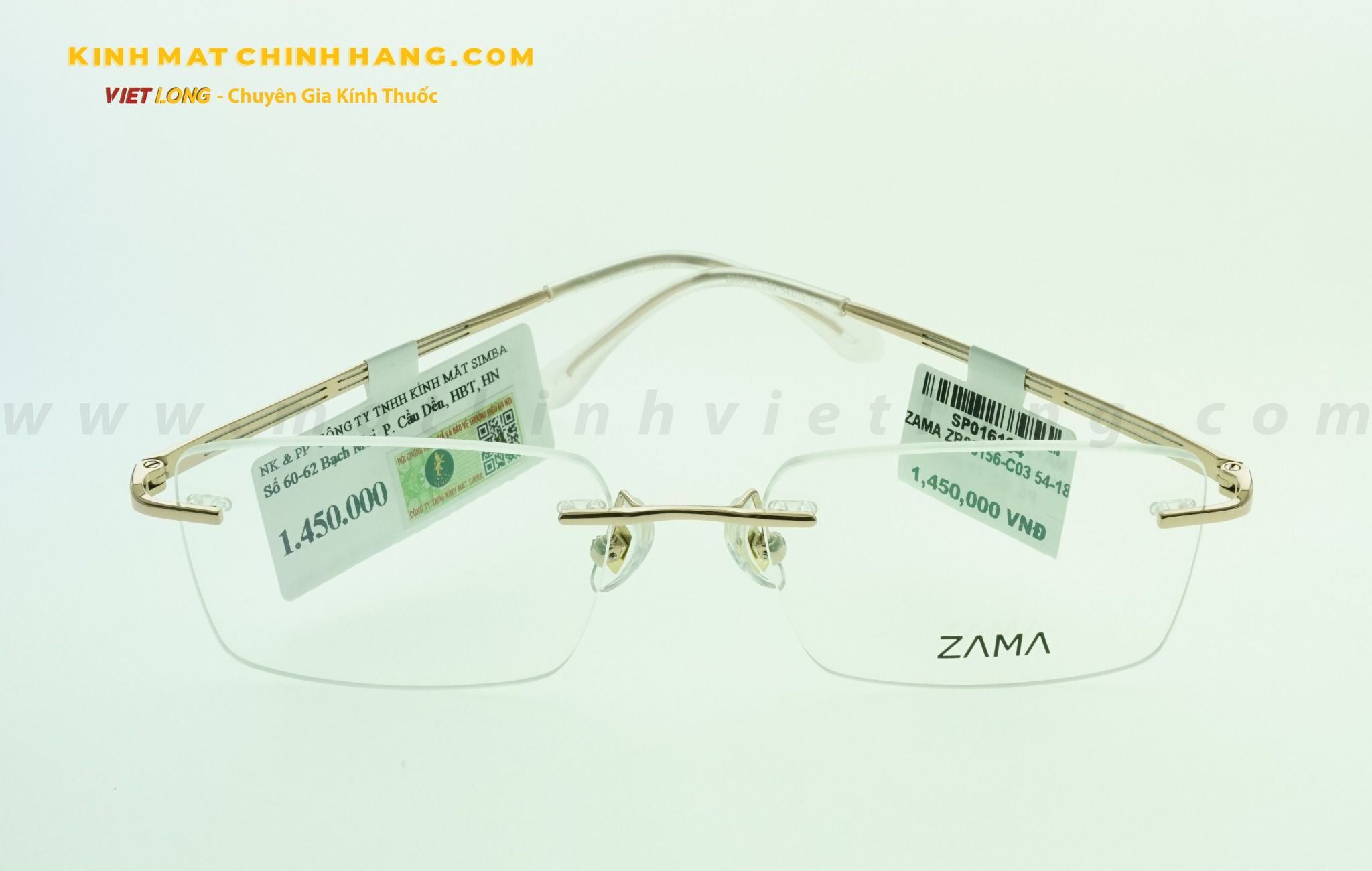 GỌNG KÍNH ZAMA ZB80156-C03 54-18