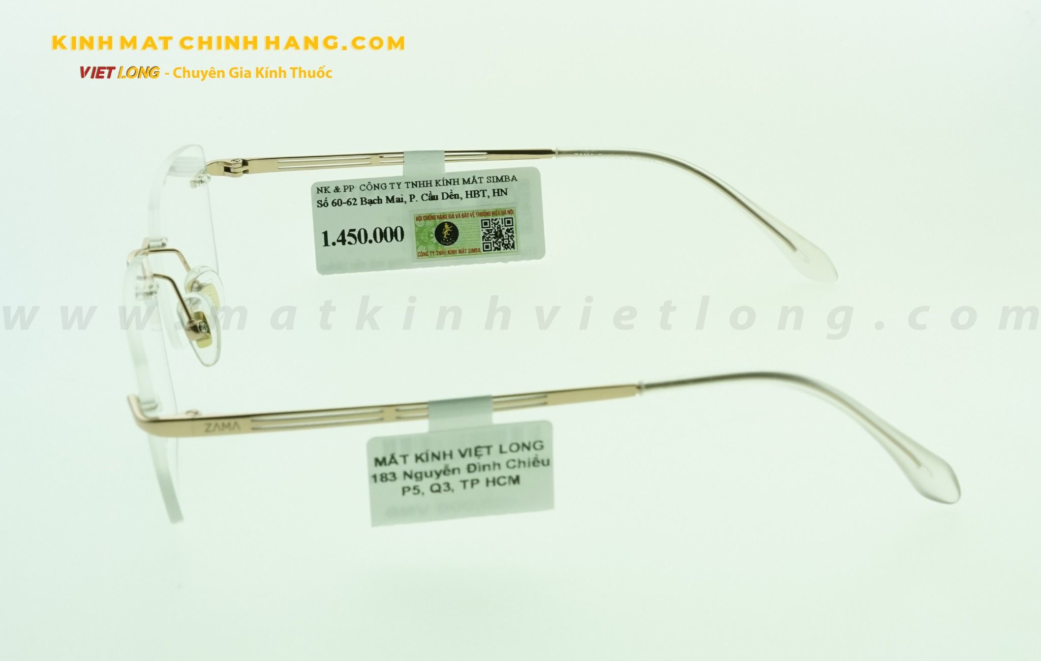  GỌNG KÍNH ZAMA ZB80156-C03 54-18 