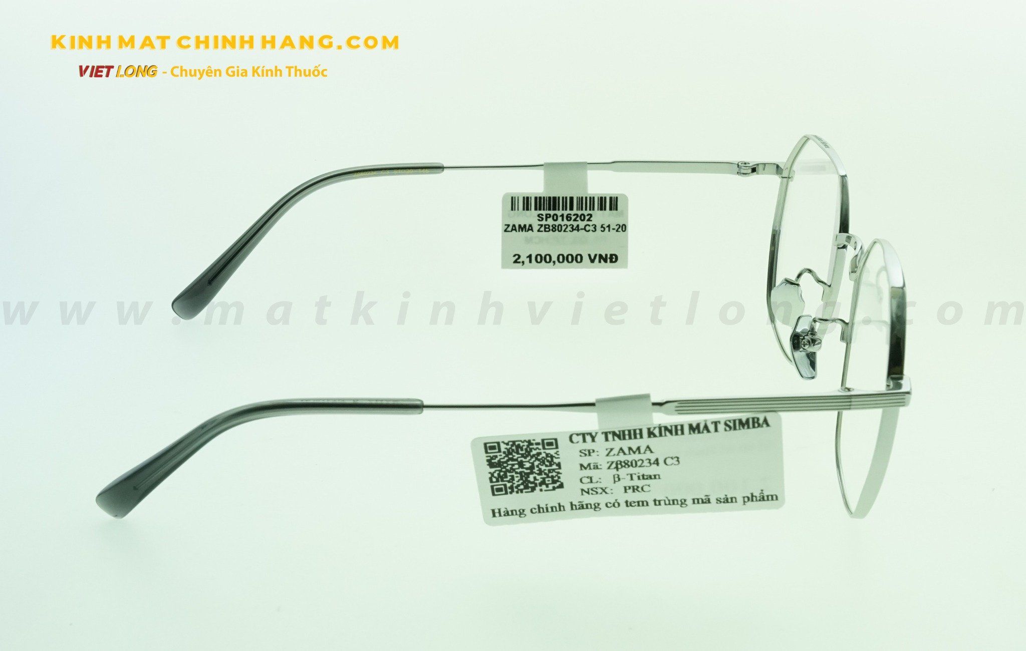 GỌNG KÍNH ZAMA ZB80234-C3 51-20