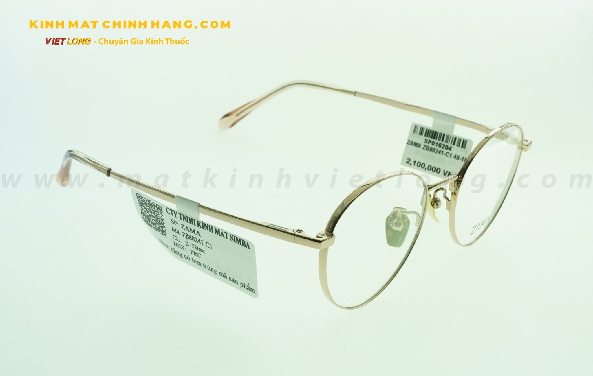 GỌNG KÍNH ZAMA ZB80241-C1 48-18