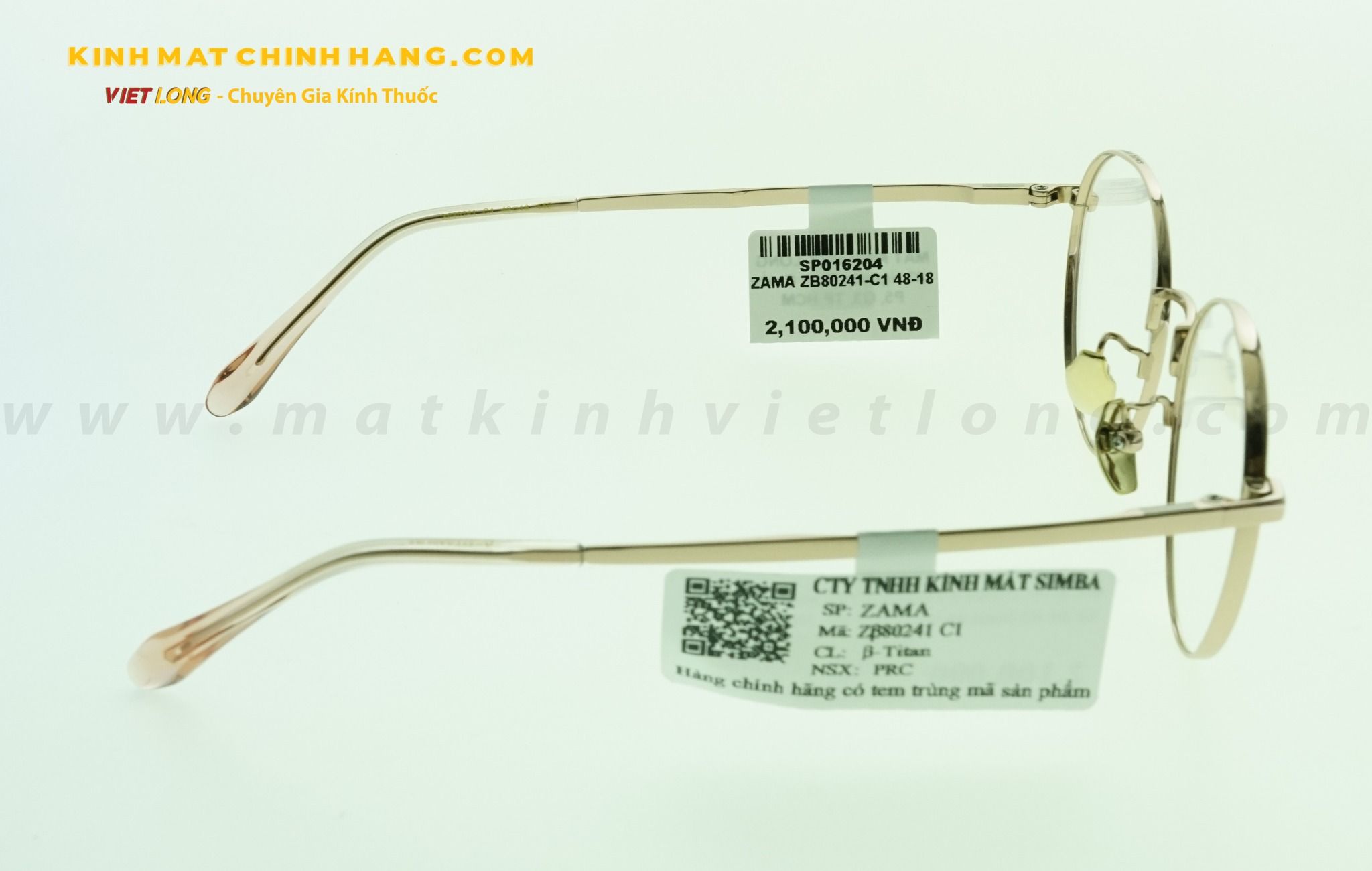 GỌNG KÍNH ZAMA ZB80241-C1 48-18