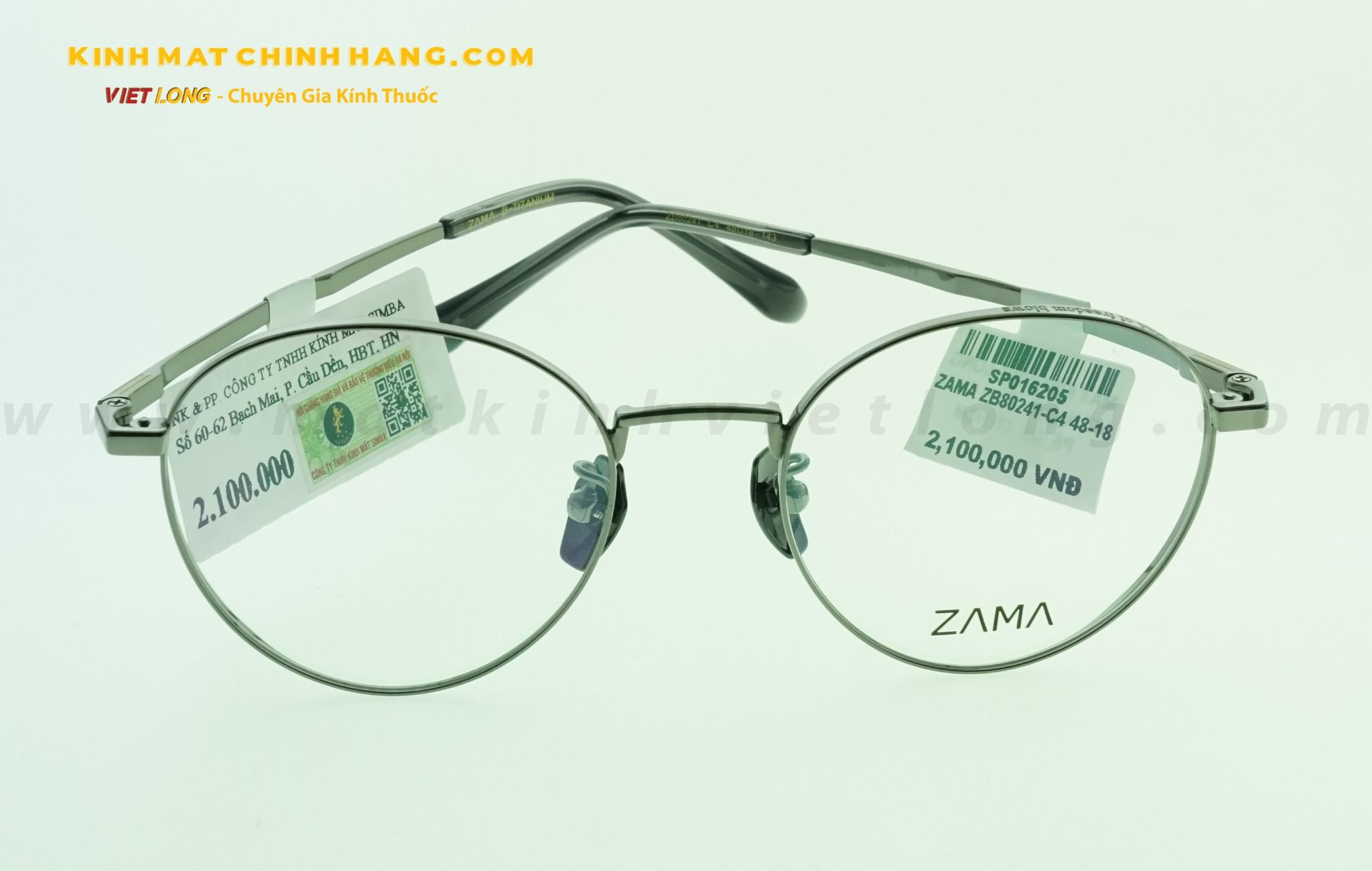GỌNG KÍNH ZAMA ZB80241-C4 48-18