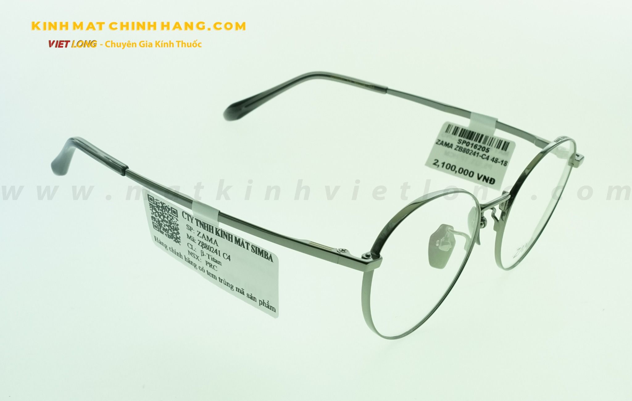 GỌNG KÍNH ZAMA ZB80241-C4 48-18
