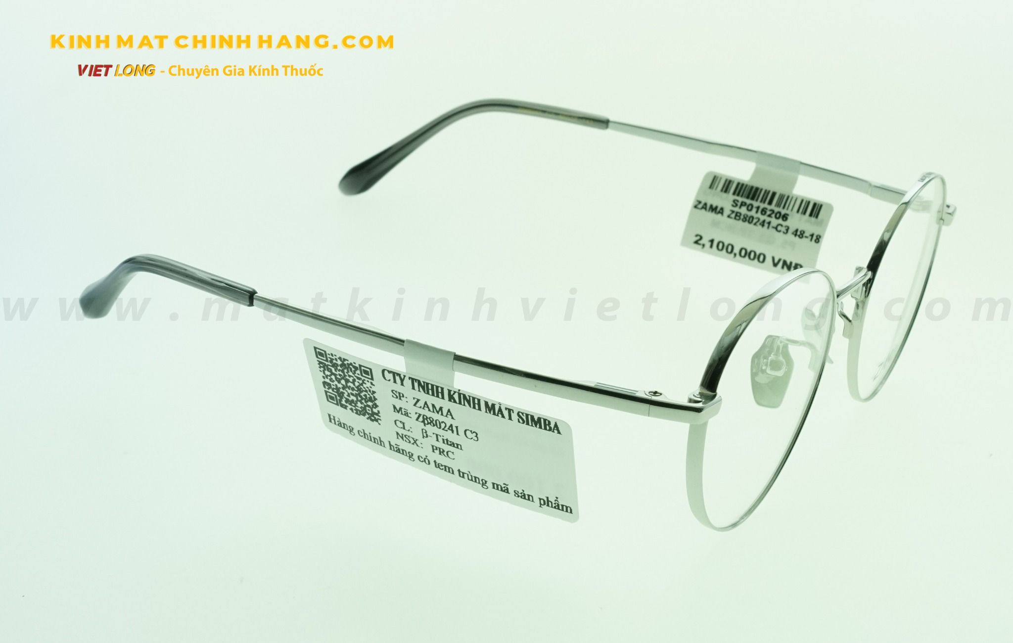 GỌNG KÍNH ZAMA ZB80241-C3 48-18
