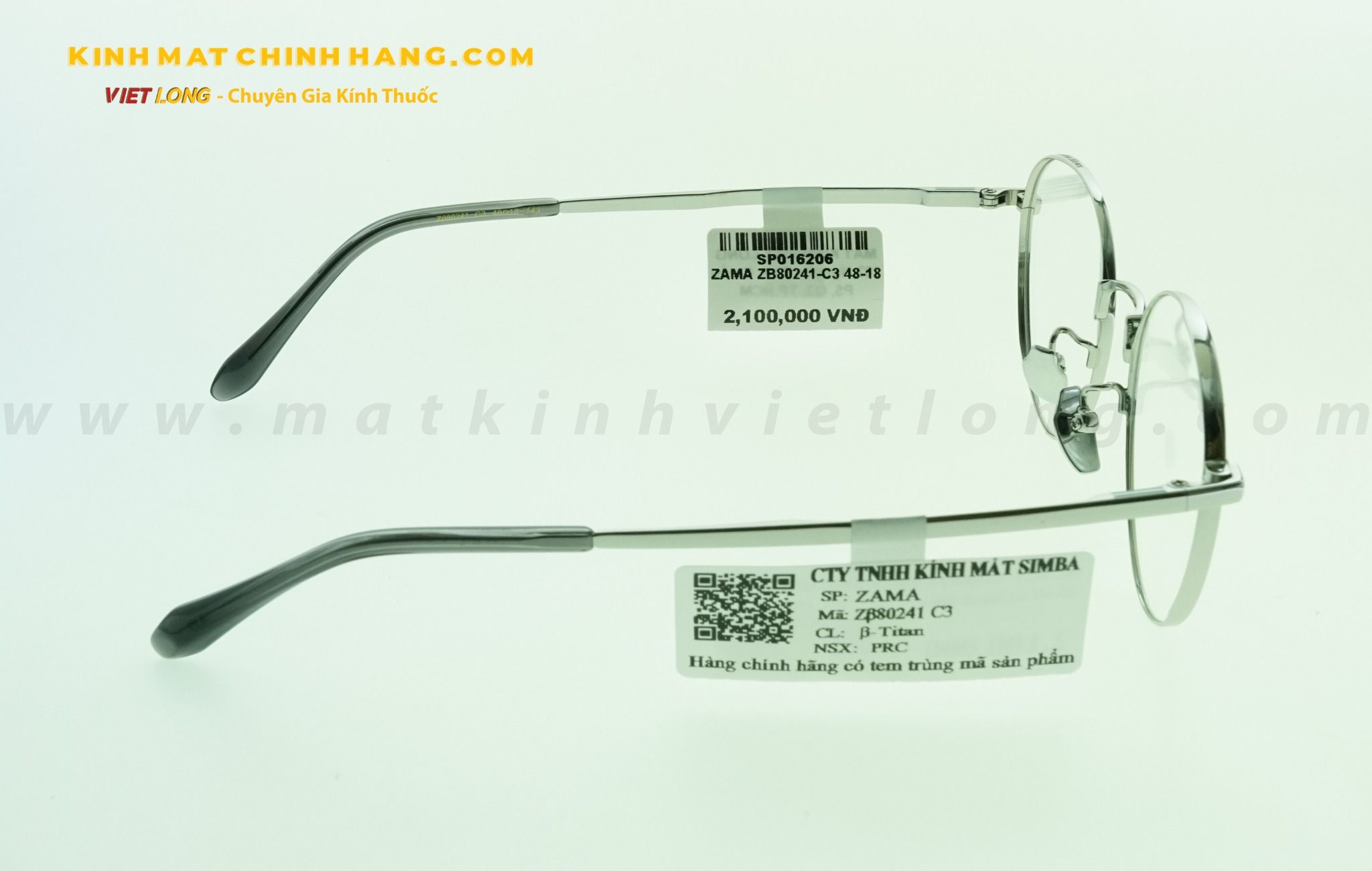 GỌNG KÍNH ZAMA ZB80241-C3 48-18