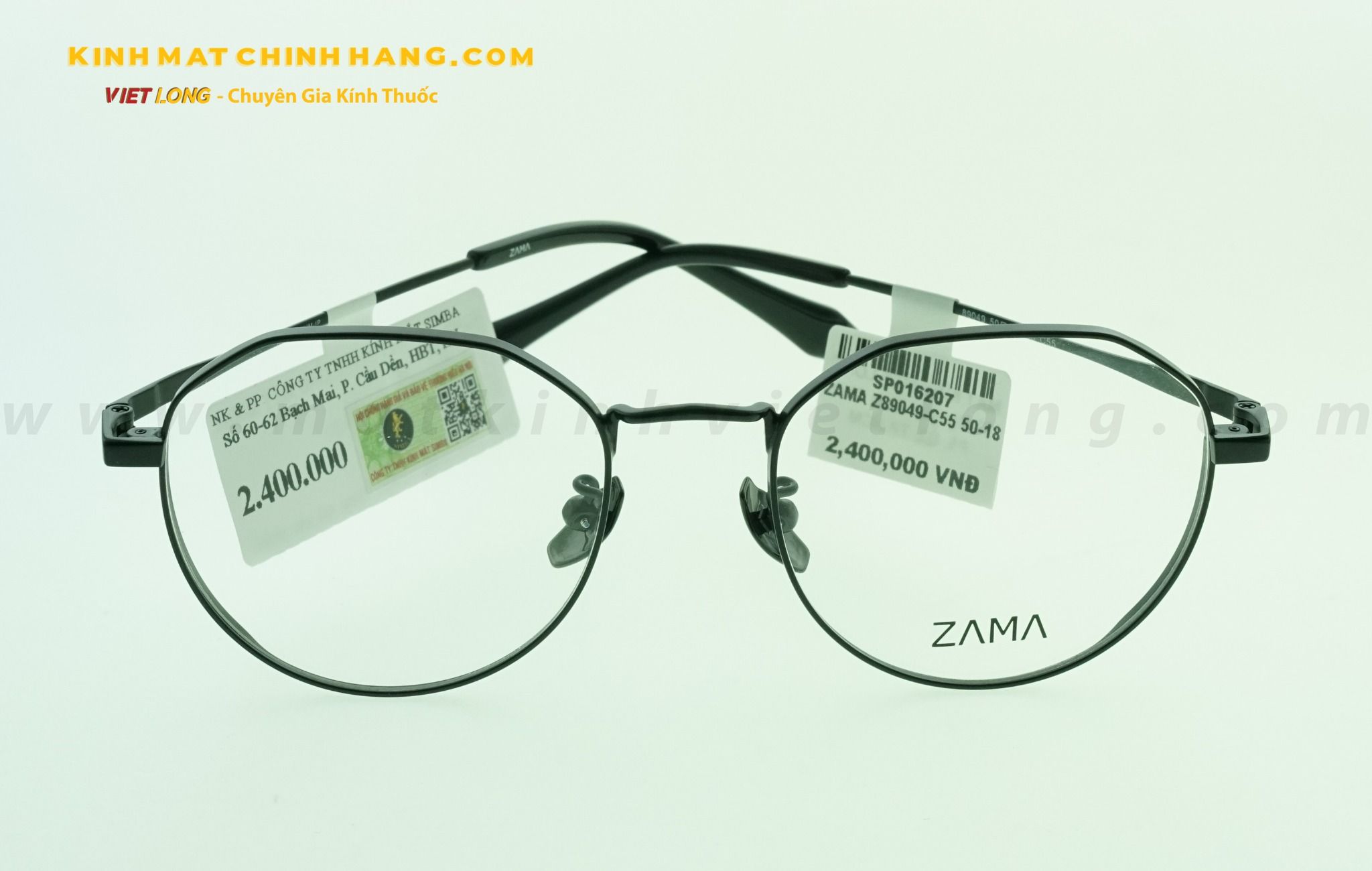  GỌNG KÍNH ZAMA Z89049-C55 50-18 