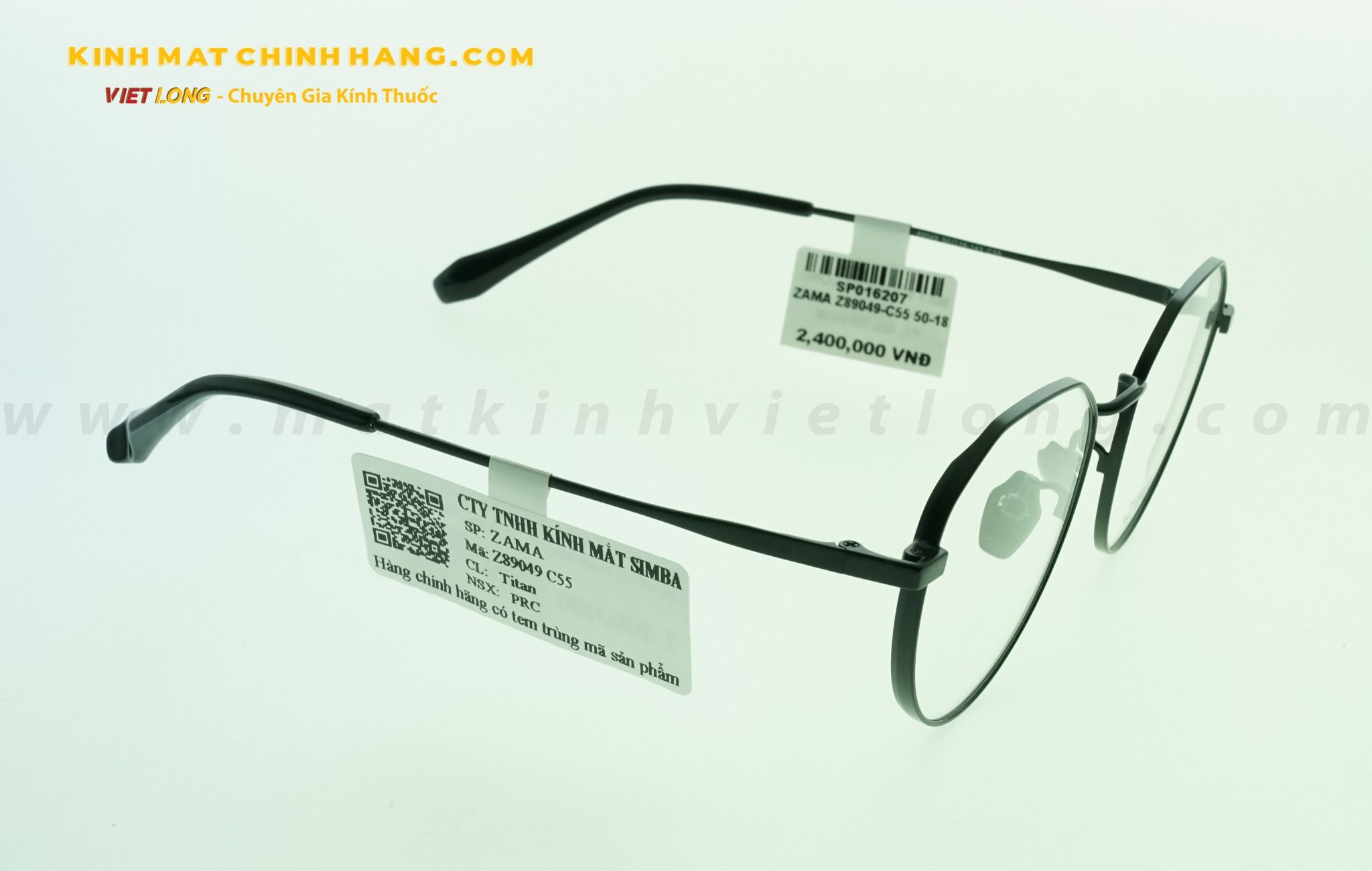  GỌNG KÍNH ZAMA Z89049-C55 50-18 