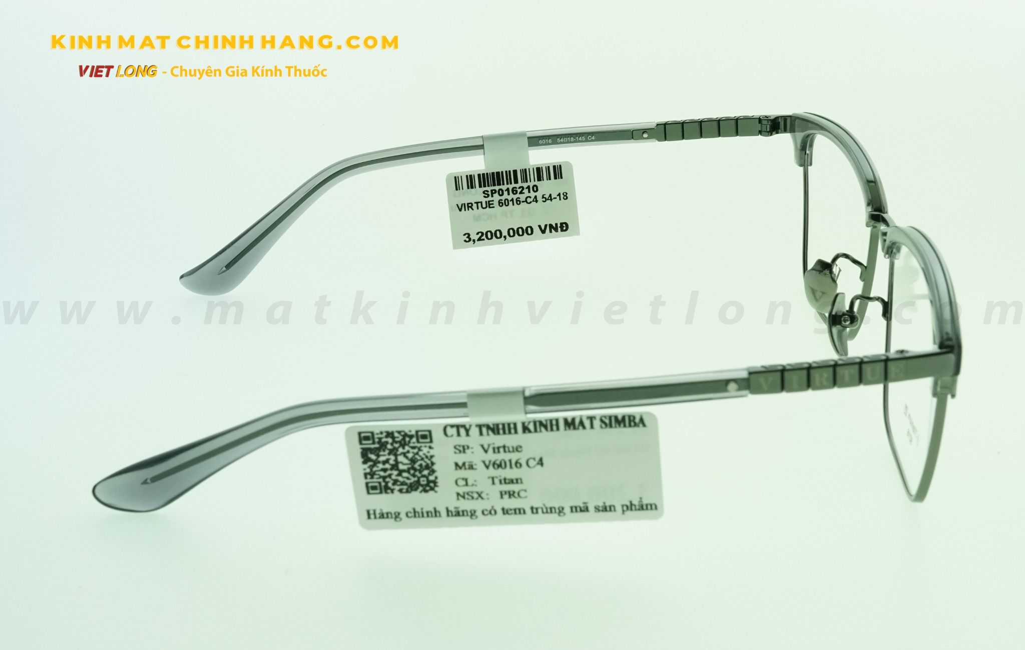 GỌNG KÍNH VIRTUE 6016-C4 54-18