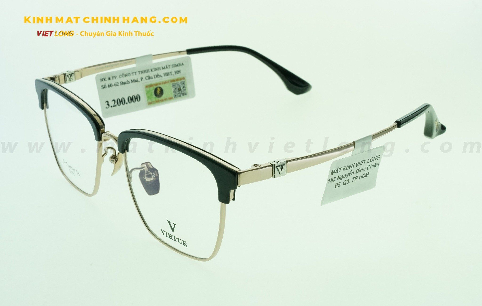 GỌNG KÍNH VIRTUE 6014-C3 52-18