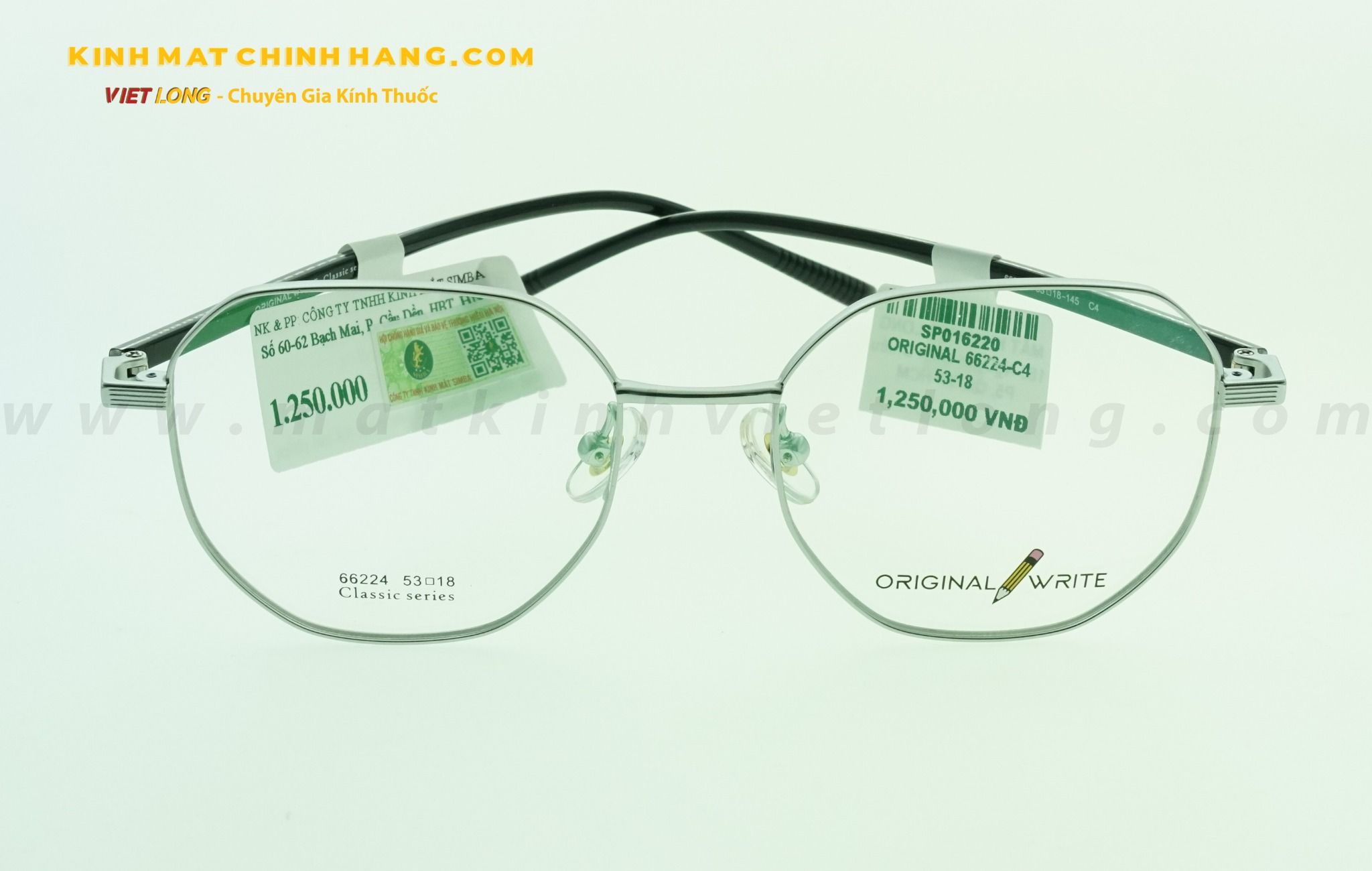 GỌNG KÍNH ORIGINAL 66224-C4 53-18