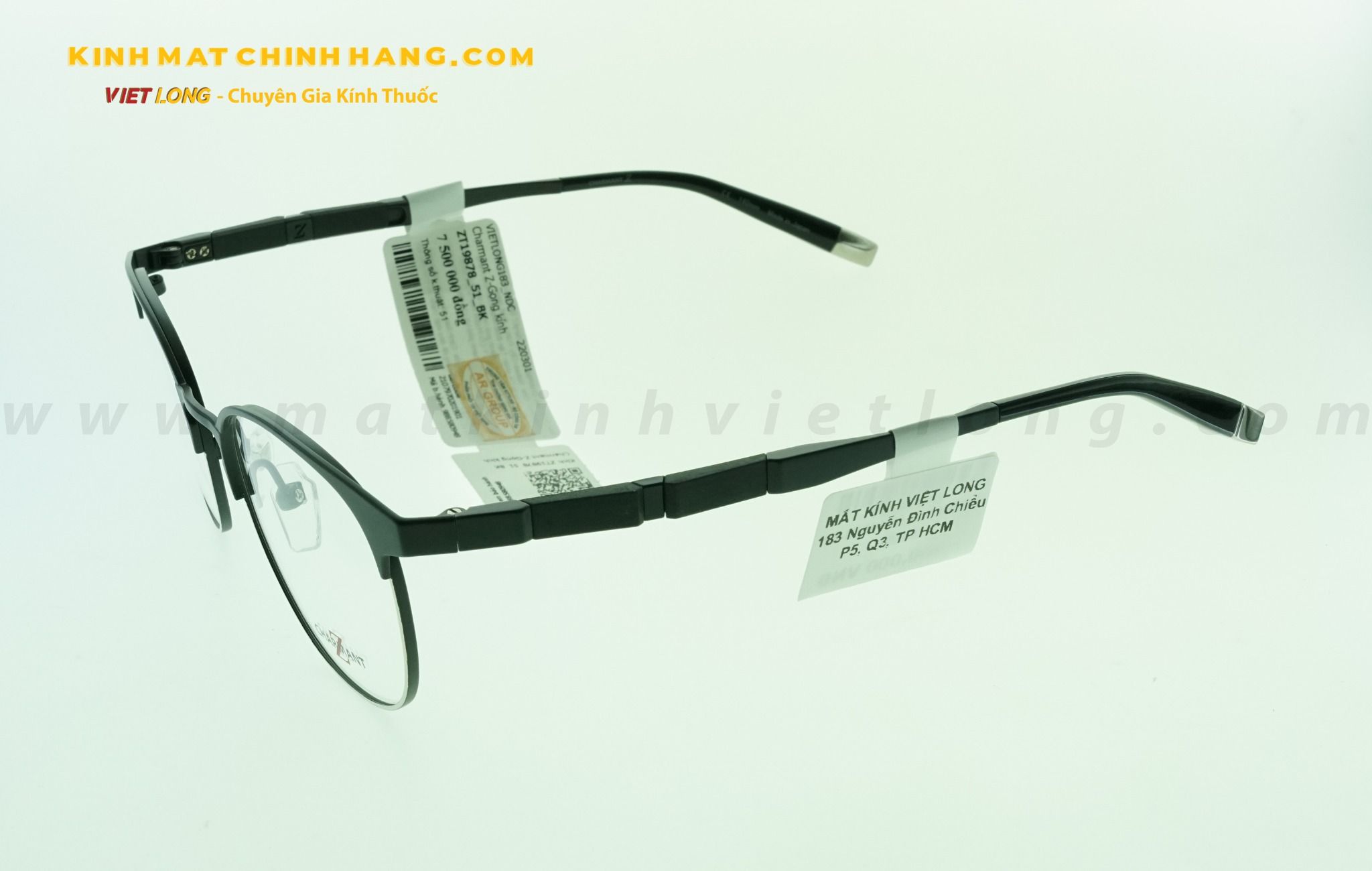 GỌNG KÍNH CHARMANT ZT19878-BK 51-20