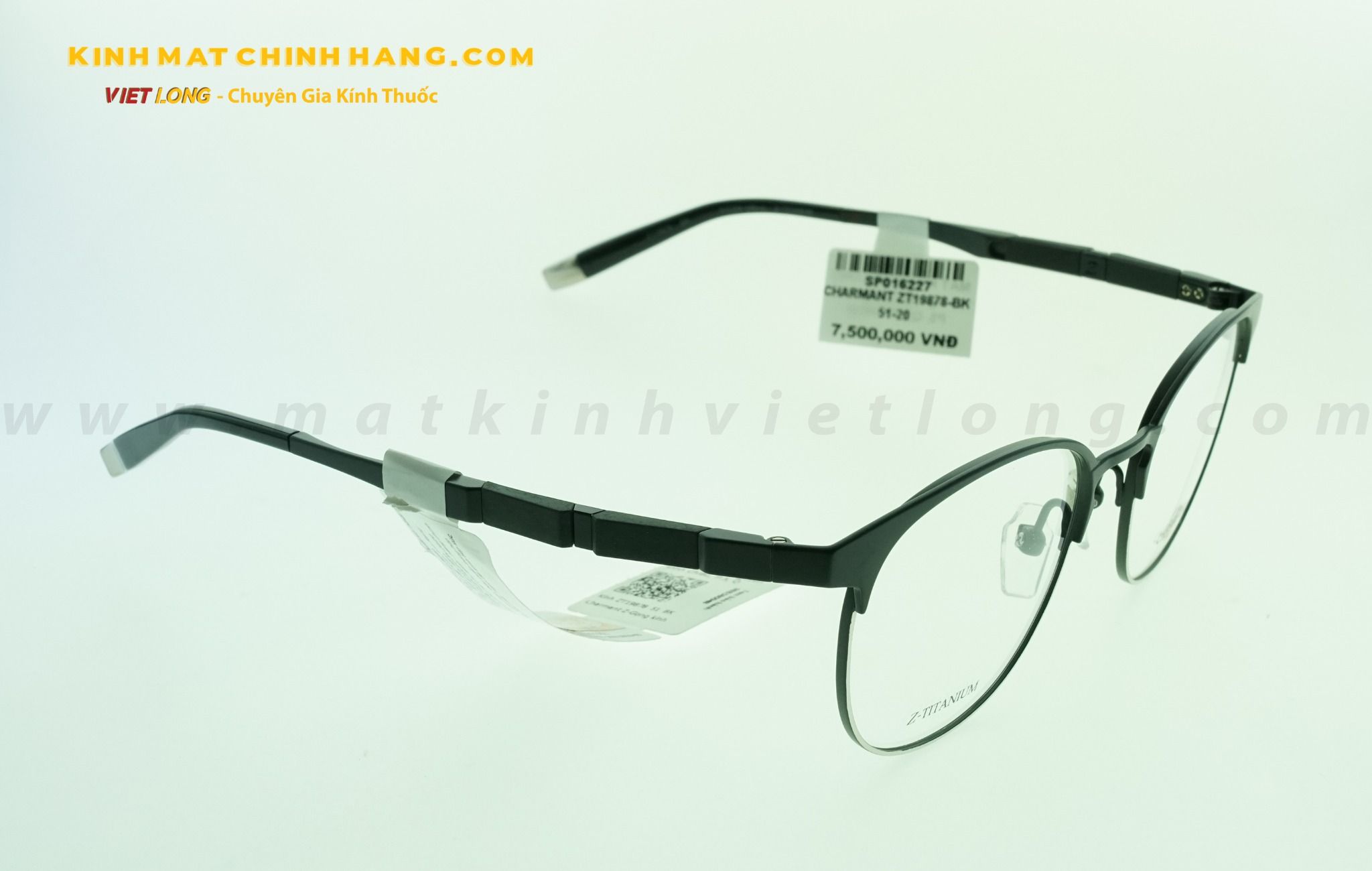GỌNG KÍNH CHARMANT ZT19878-BK 51-20