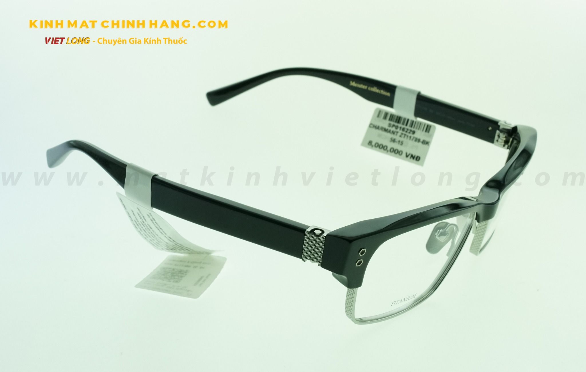 GỌNG KÍNH CHARMANT ZT11789-BK 56-15