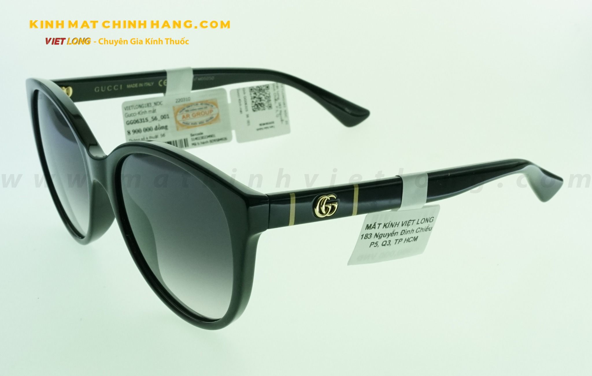  KÍNH MÁT GUCCI GG0631S-001 56-18 