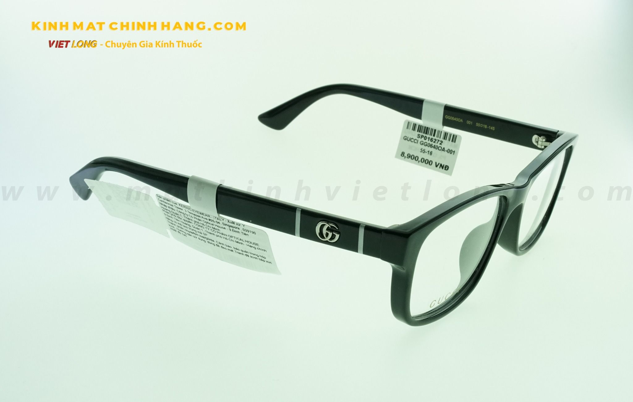 GỌNG KÍNH GUCCI GG0640OA-001 55-16