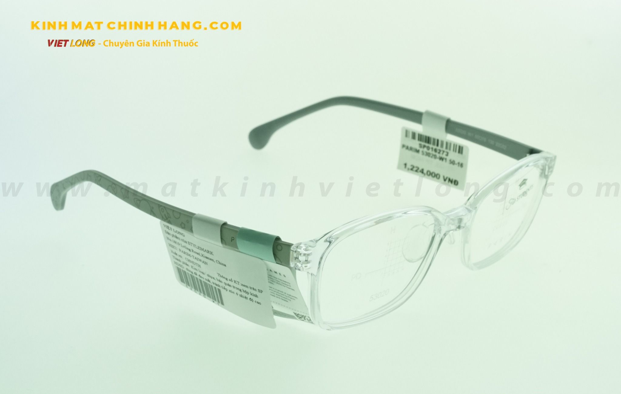 GỌNG KÍNH PARIM 53020-W1 50-16