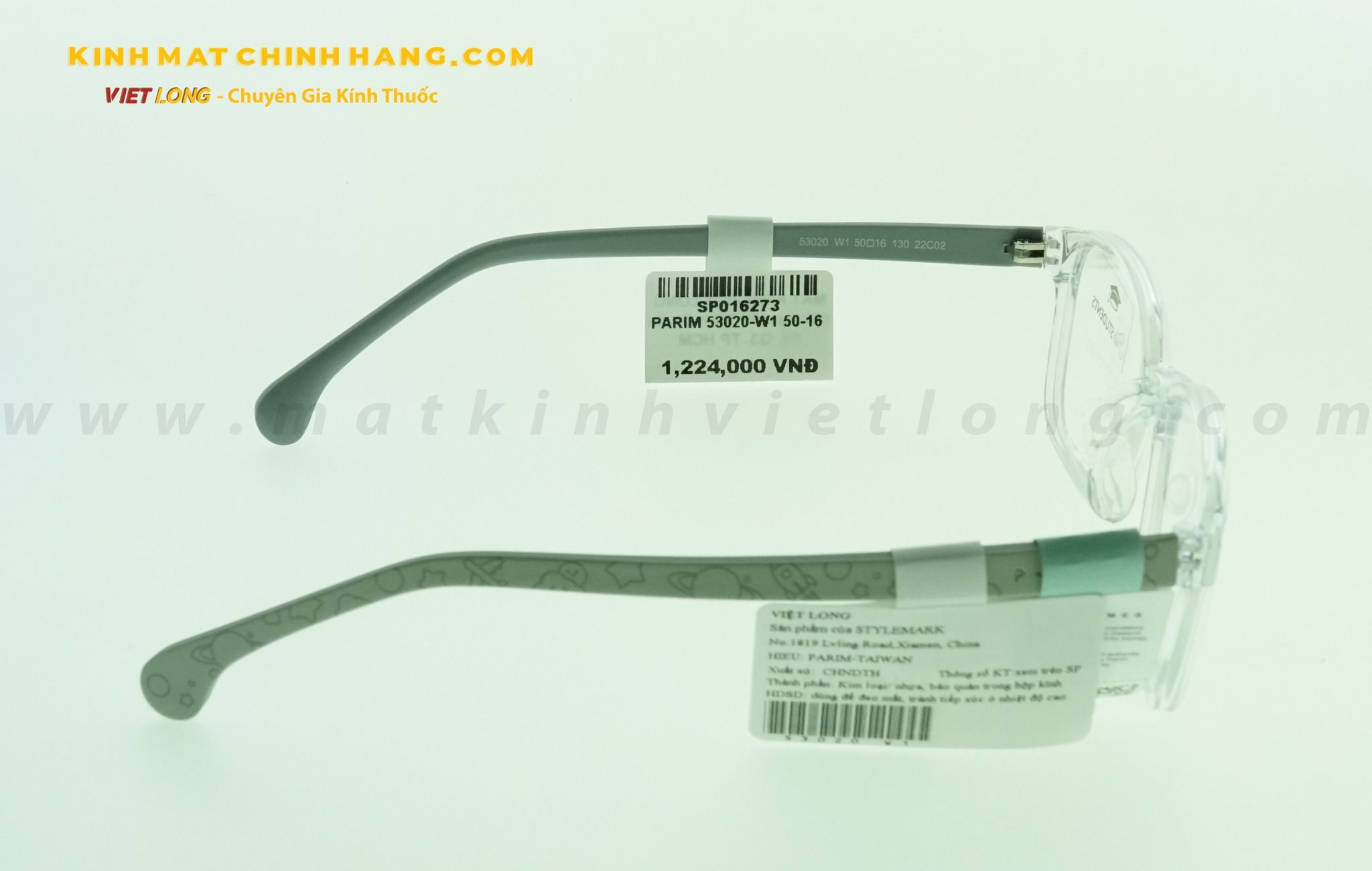 GỌNG KÍNH PARIM 53020-W1 50-16