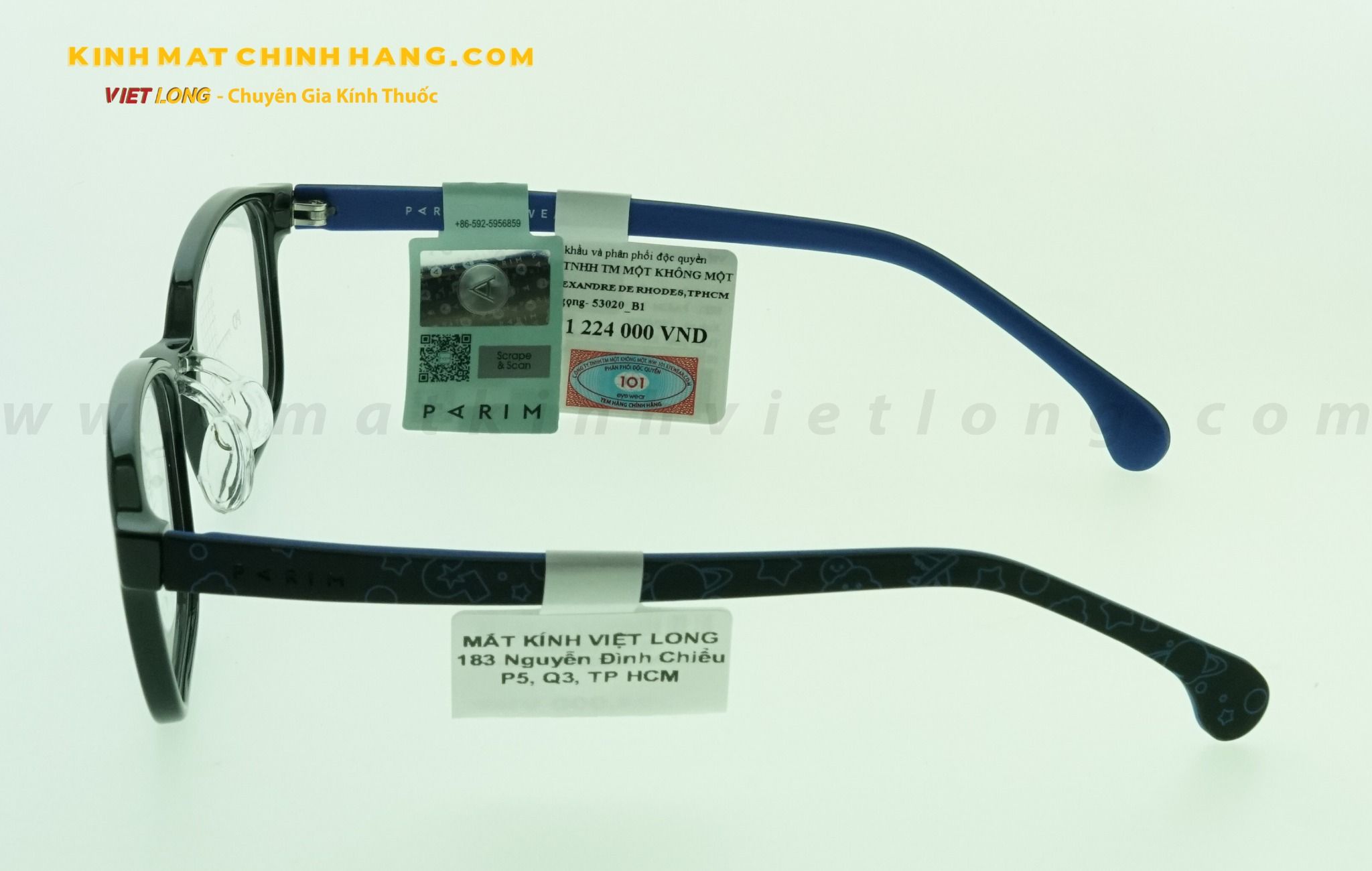 GỌNG KÍNH PARIM 53020-B1 50-16