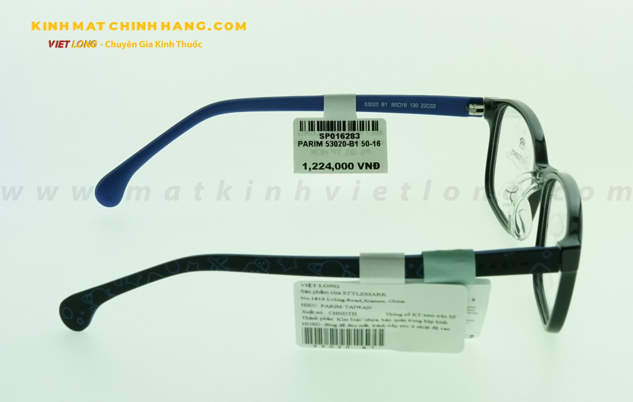 GỌNG KÍNH PARIM 53020-B1 50-16