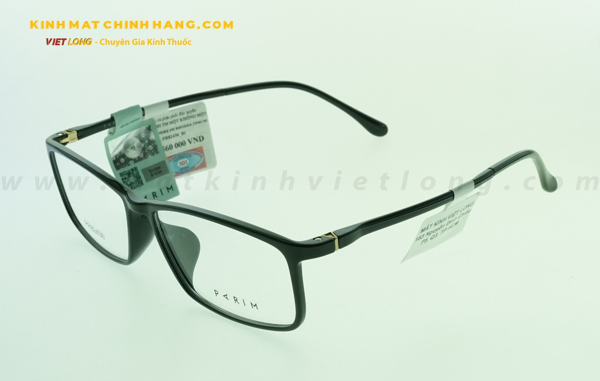 GỌNG KÍNH PARIM PR82436-B1 55-14