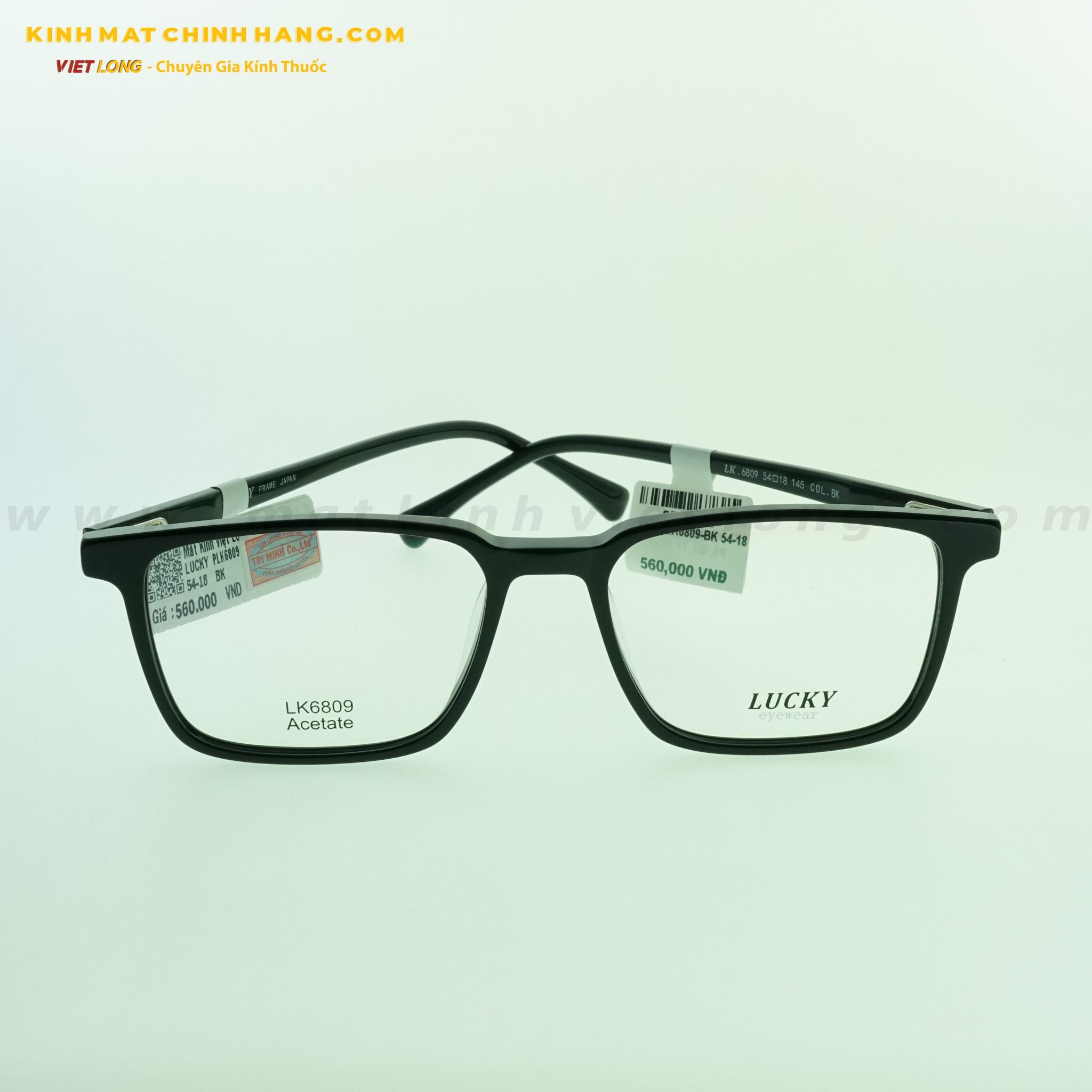 GỌNG KÍNH LUCKY LK6809-BK 54-18