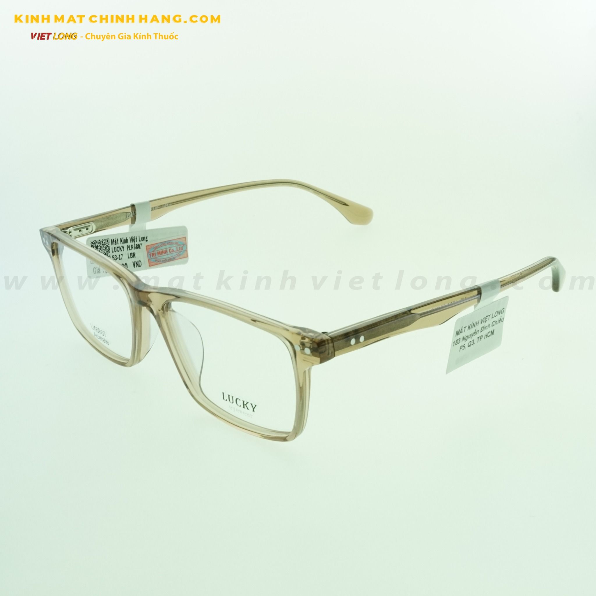 GỌNG KÍNH LUCKY LK6807-LBR 53-17