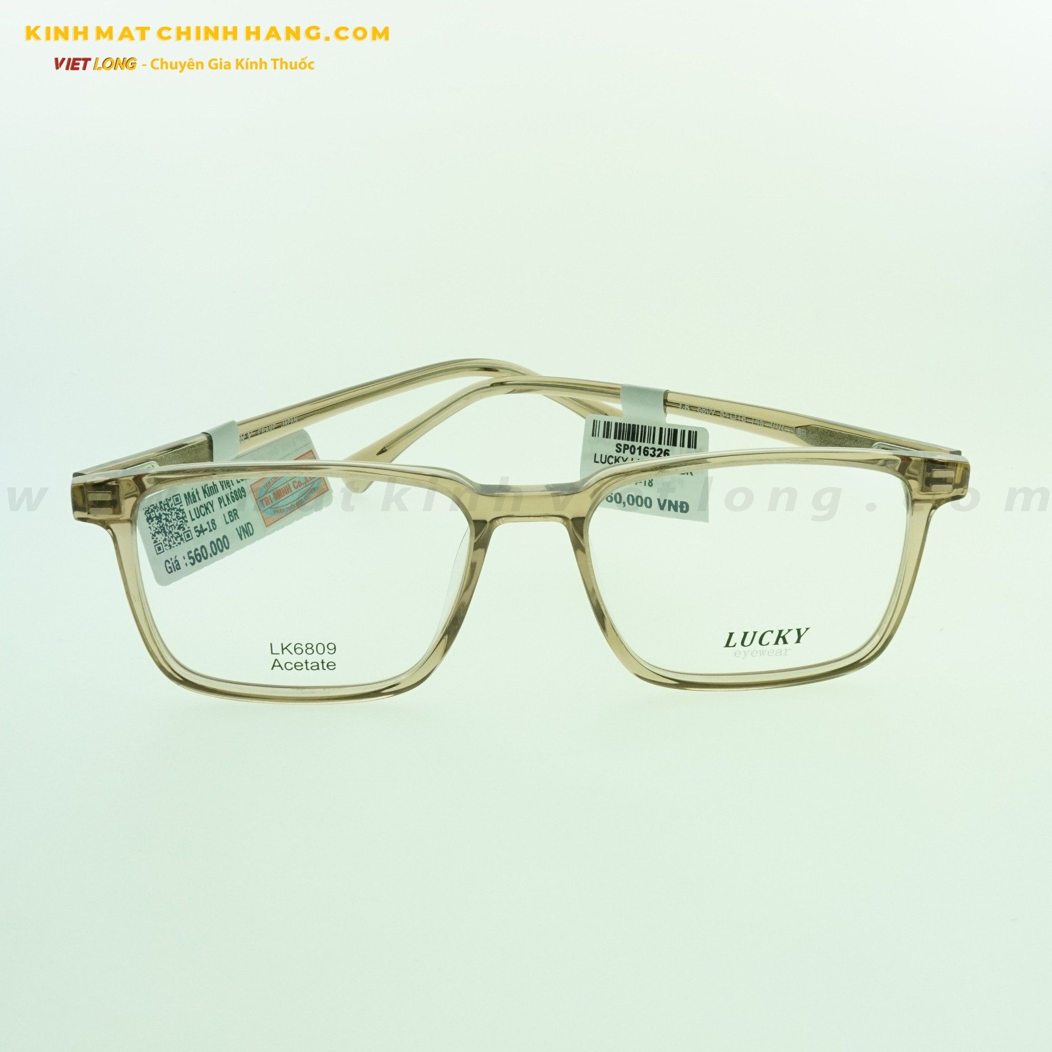 GỌNG KÍNH LUCKY LK6809-LBR 54-18