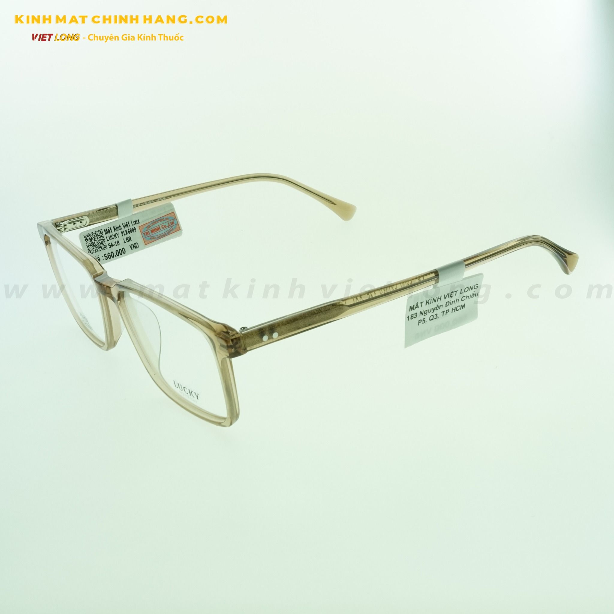 GỌNG KÍNH LUCKY LK6809-LBR 54-18