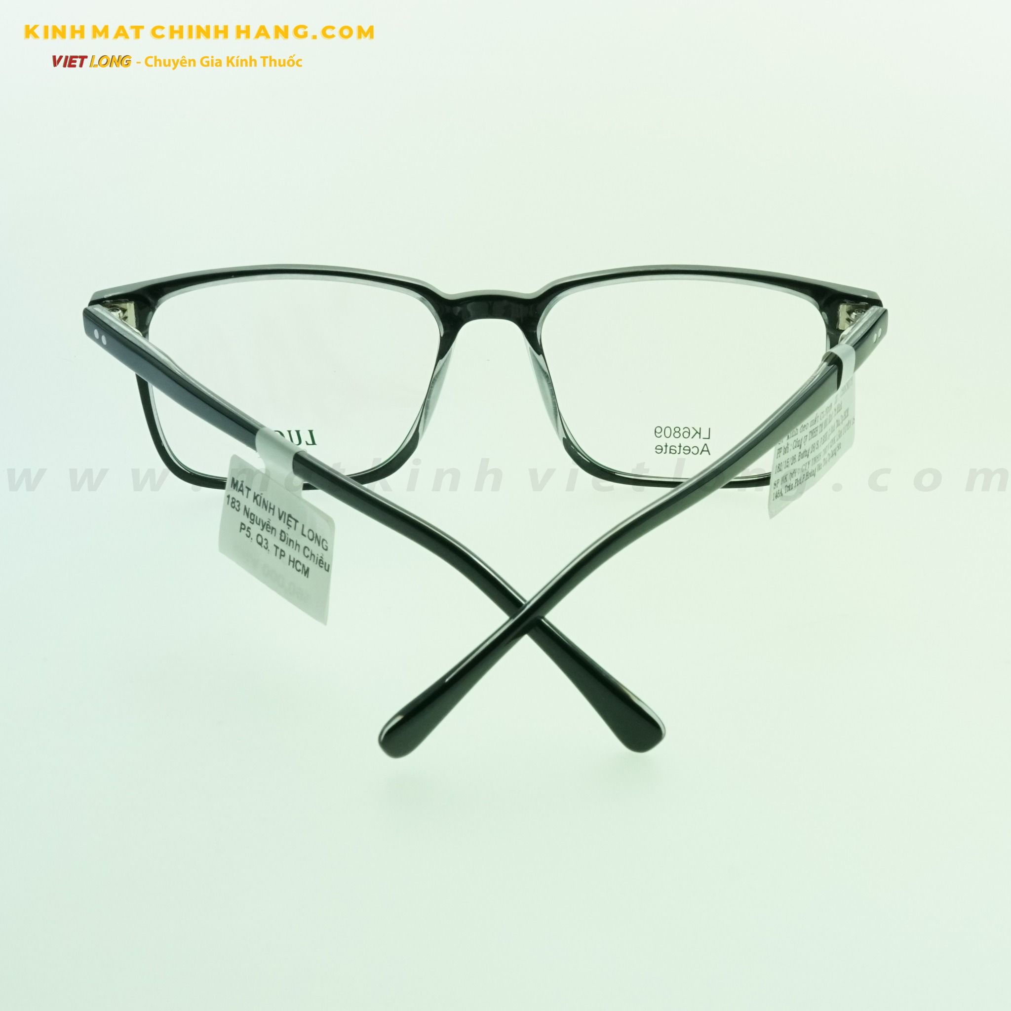 GỌNG KÍNH LUCKY LK6809-BK/CL 54-18