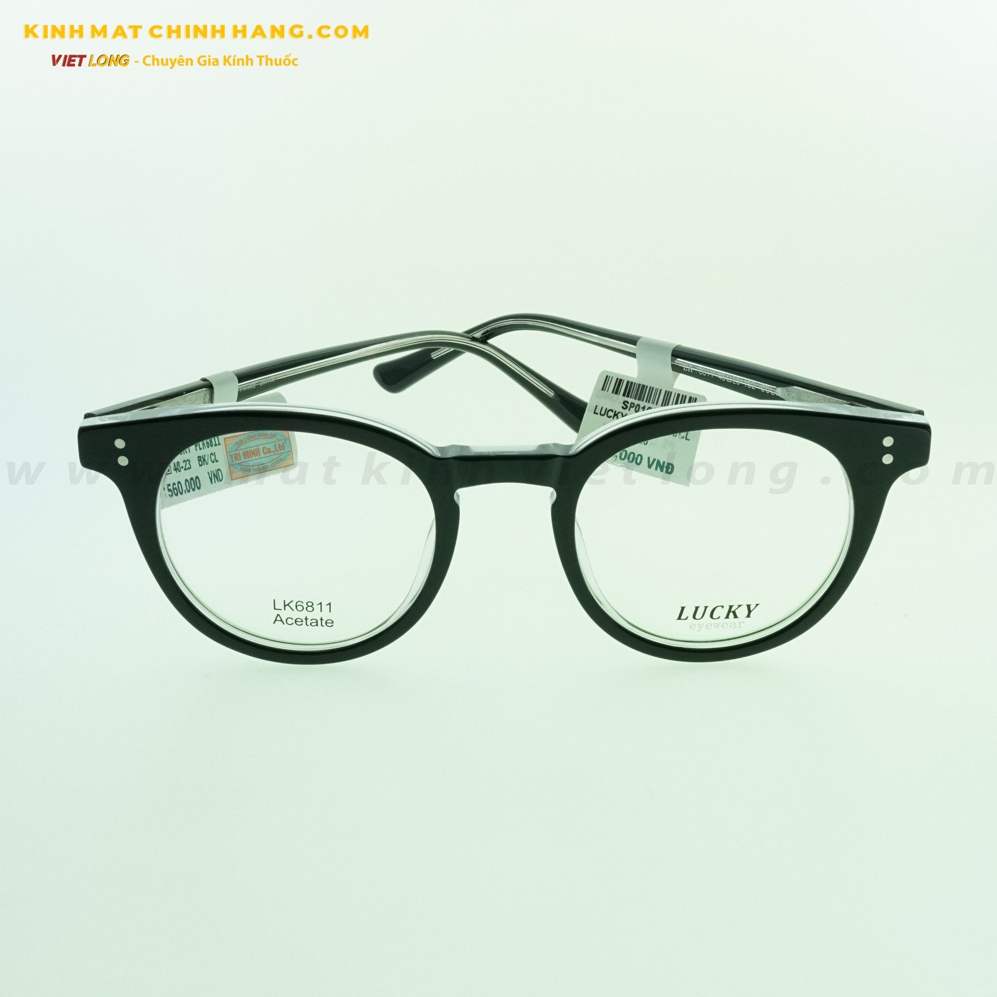 GỌNG KÍNH LUCKY LK6811-BK/CL 48-23