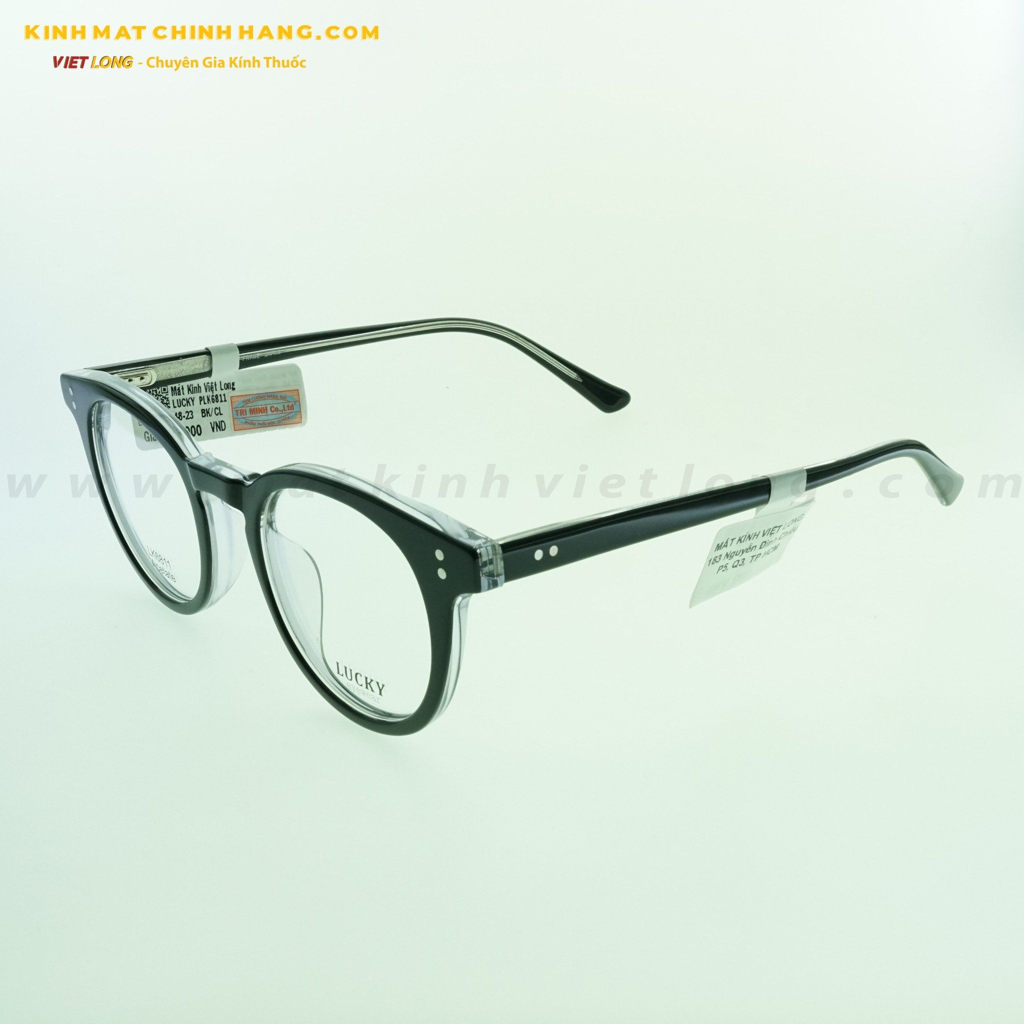 GỌNG KÍNH LUCKY LK6811-BK/CL 48-23