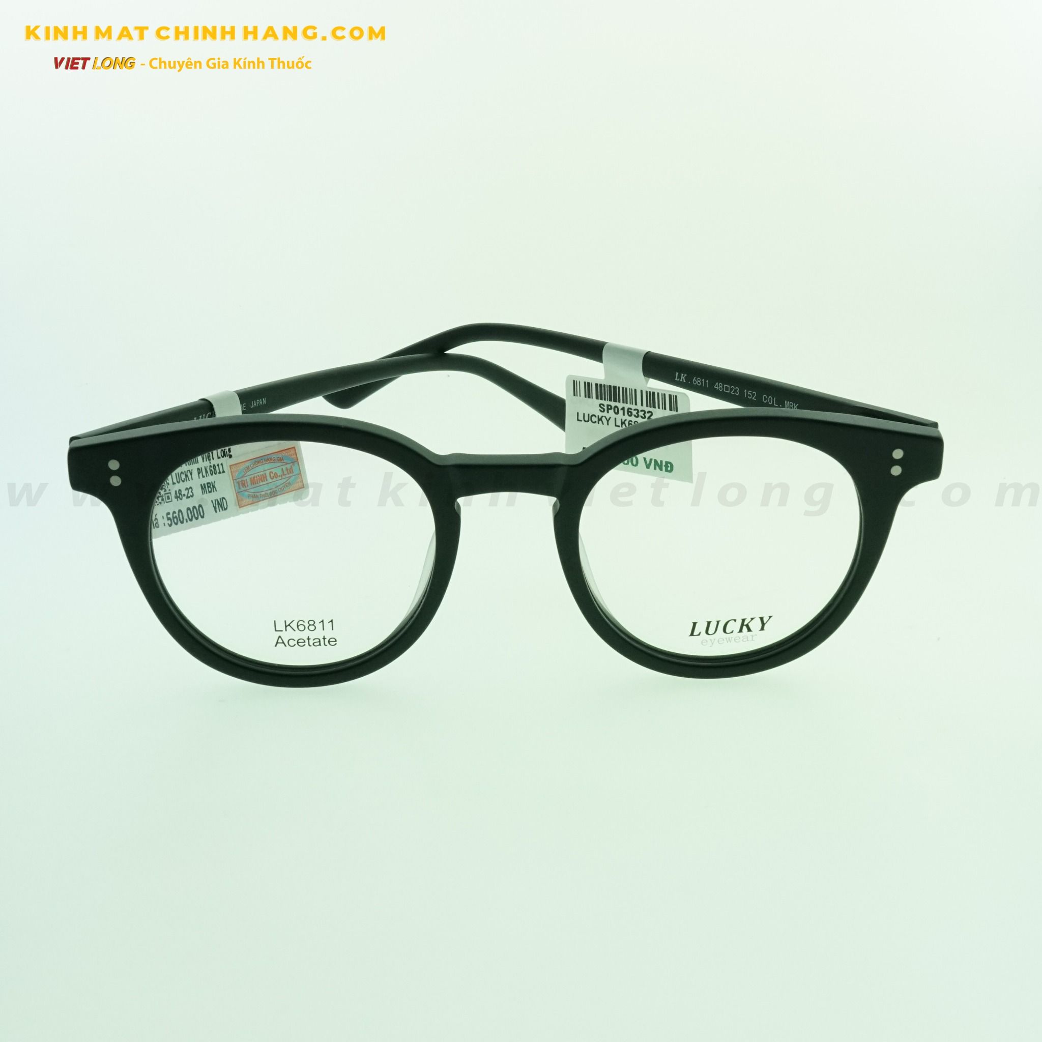 GỌNG KÍNH LUCKY LK6811-MBK 48-23