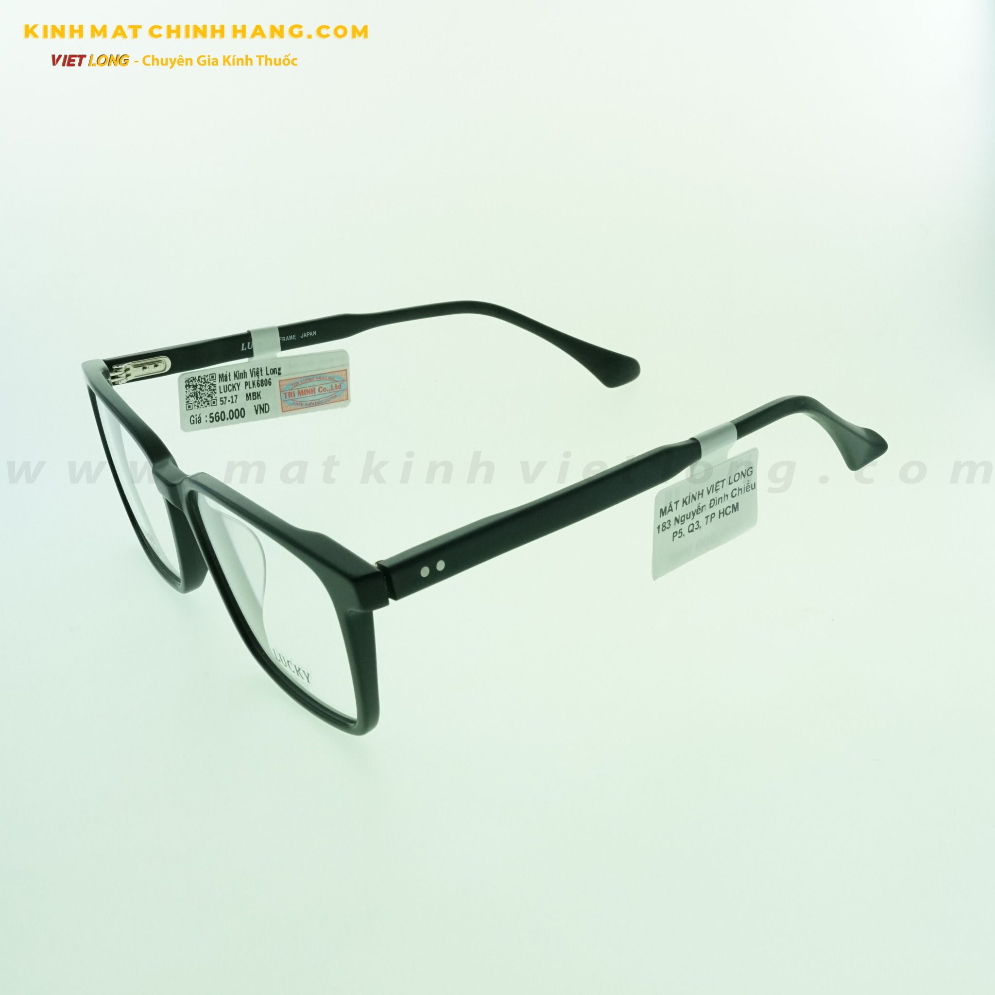GỌNG KÍNH LUCKY LK6806-MBK 57-17