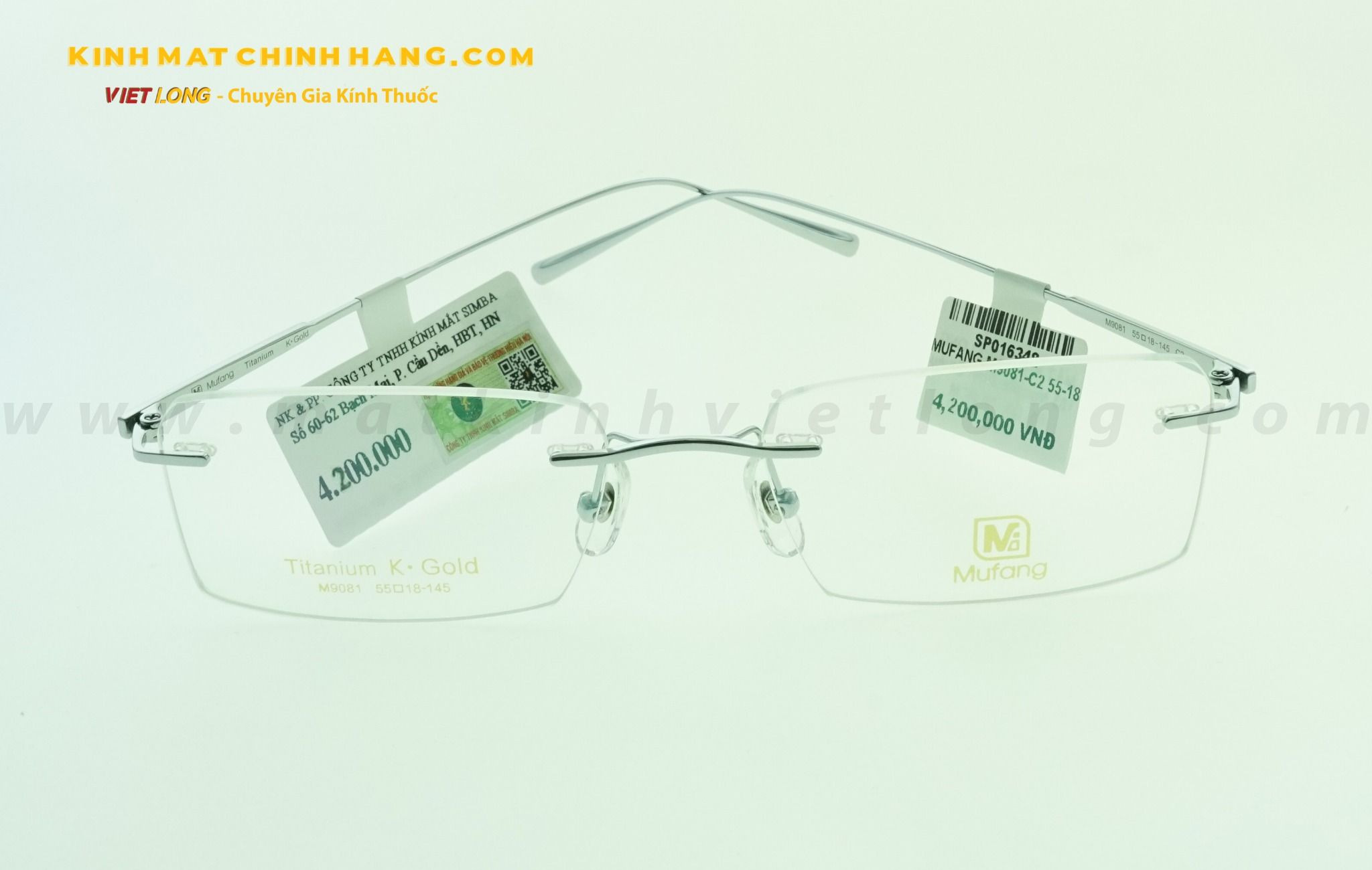 GỌNG KÍNH MUFANG M9081-C2 55-18