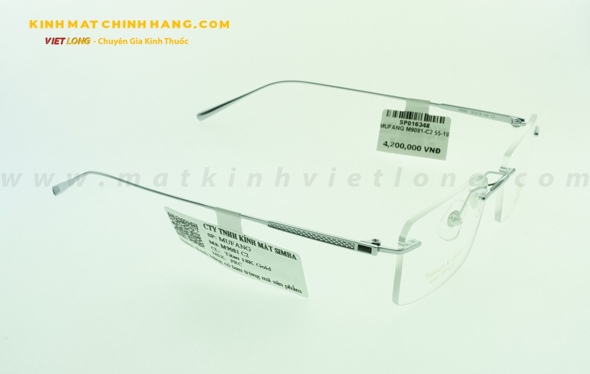 GỌNG KÍNH MUFANG M9081-C2 55-18