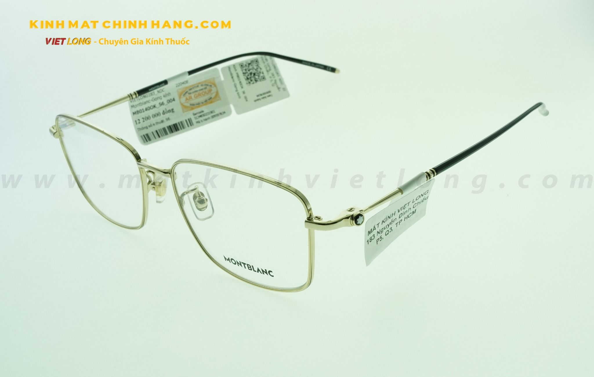  GỌNG KÍNH MONTBLANC MB0140OK-004 56-17 