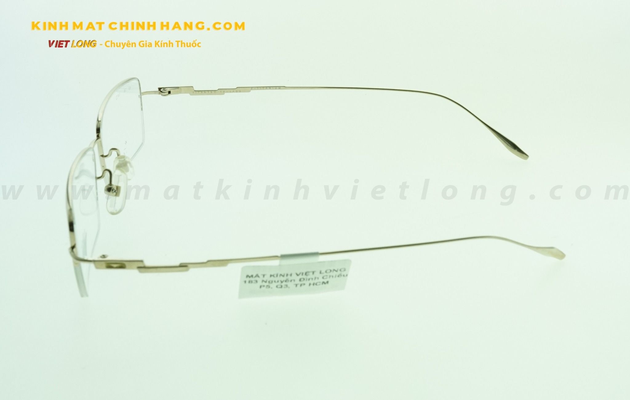  GỌNG KÍNH TITANTEC TF1603-C01 55-17 