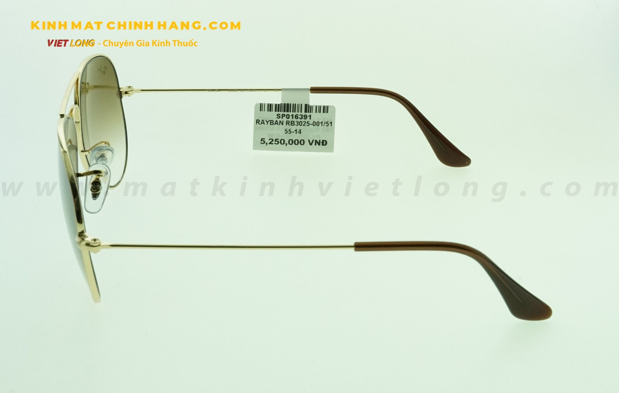  KÍNH MÁT RAYBAN RB3025-001/51 55-14 