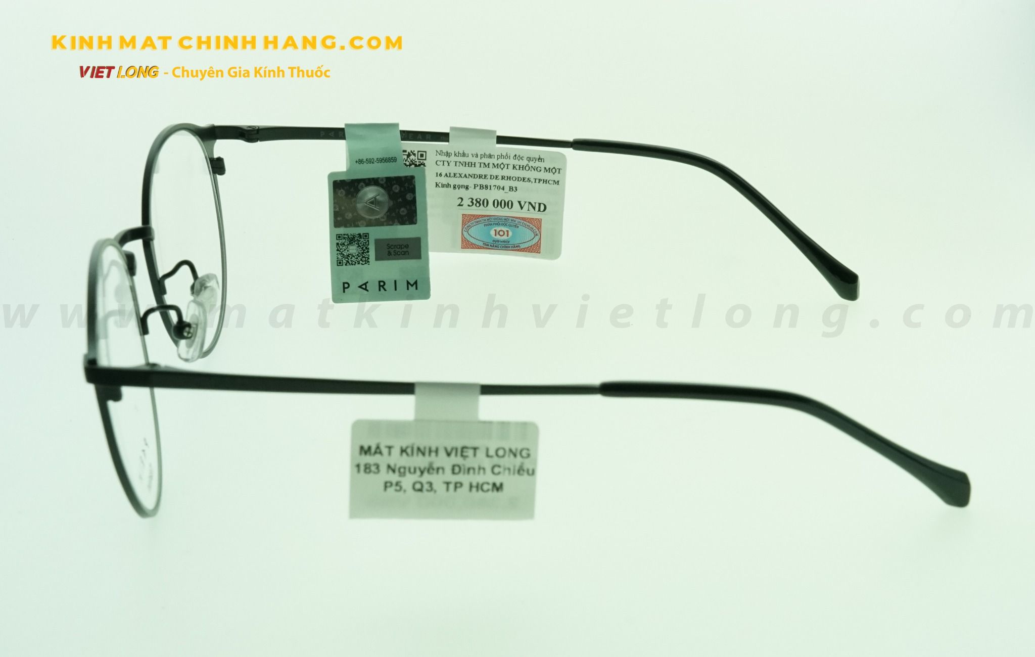  GỌNG KÍNH PARIM PB81704-B3 50-20 