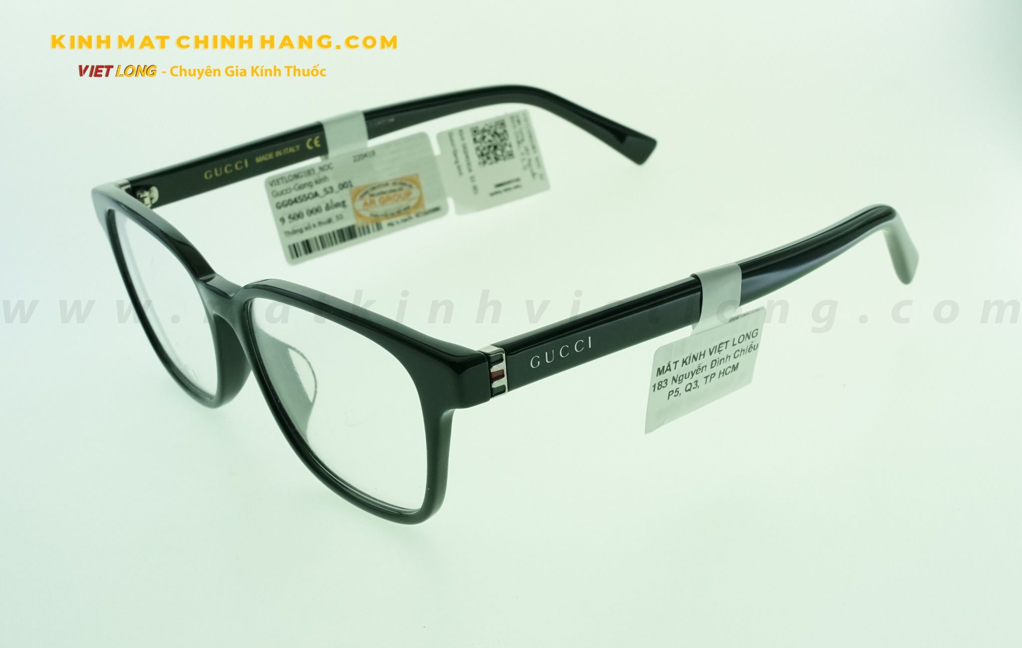 GỌNG KÍNH GUCCI GG0455OA-001 53-16