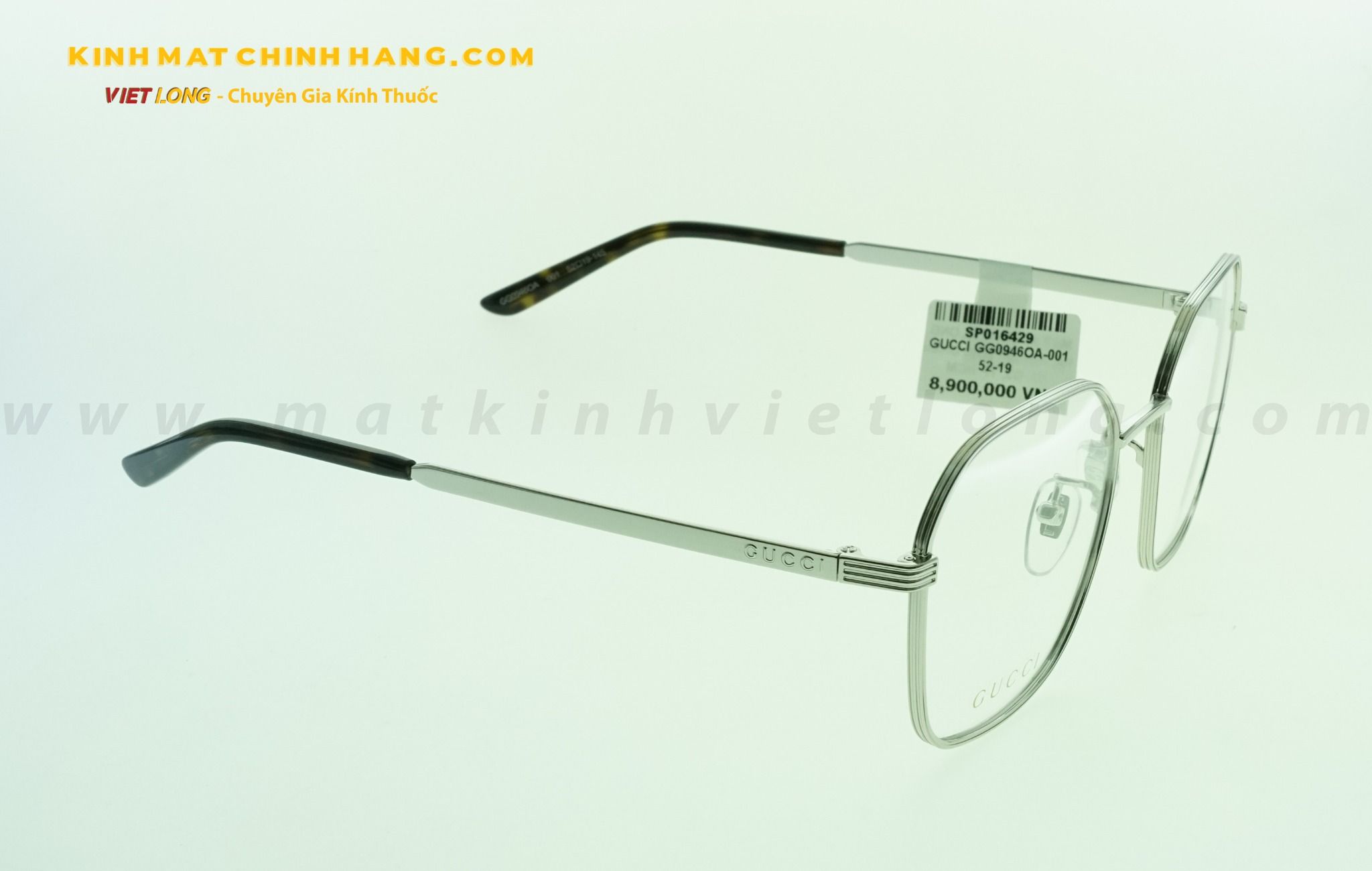 GỌNG KÍNH GUCCI GG0946OA-001 52-19